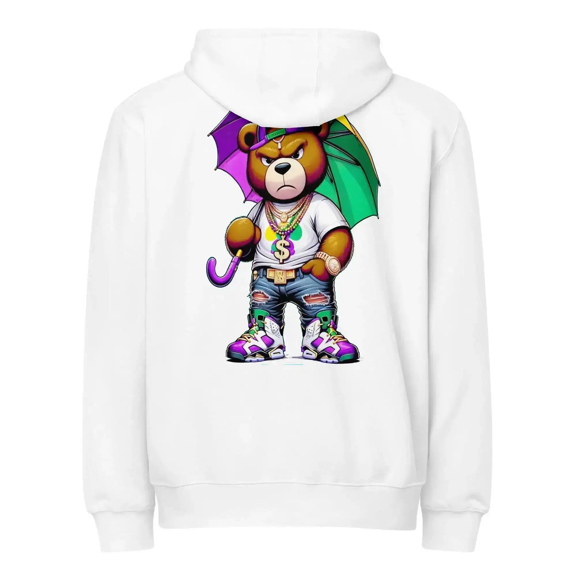 Hip & Bearish Zip Up Hoodie