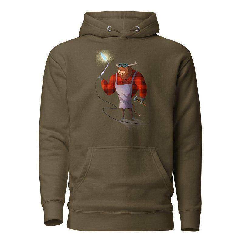 9-5 Bull Pullover Hoodie - InvestmenTees