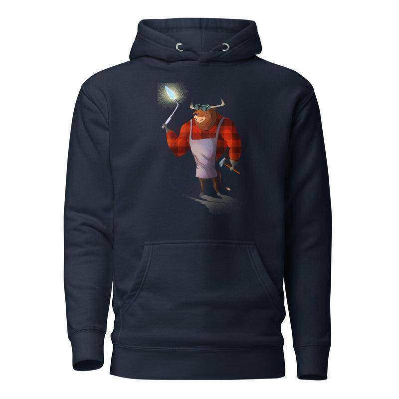9-5 Bull Pullover Hoodie - InvestmenTees