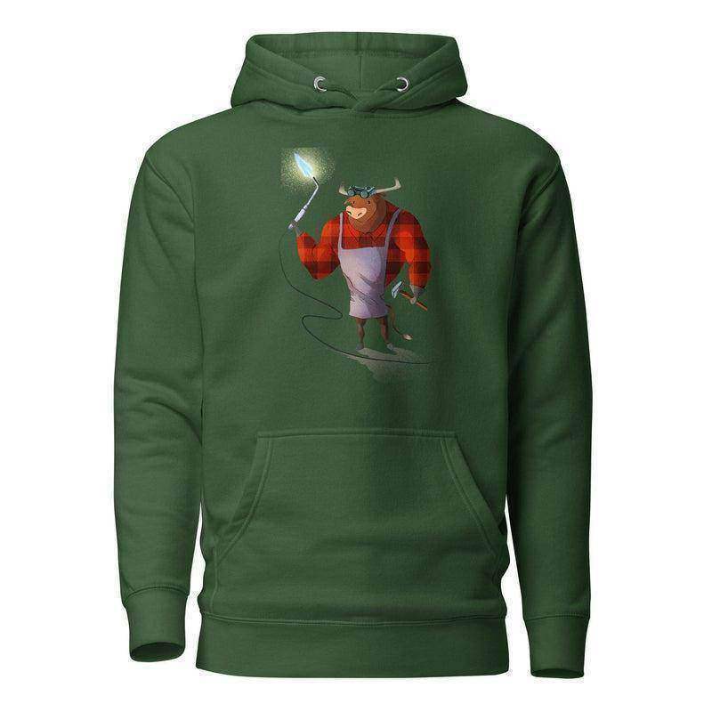 9-5 Bull Pullover Hoodie - InvestmenTees