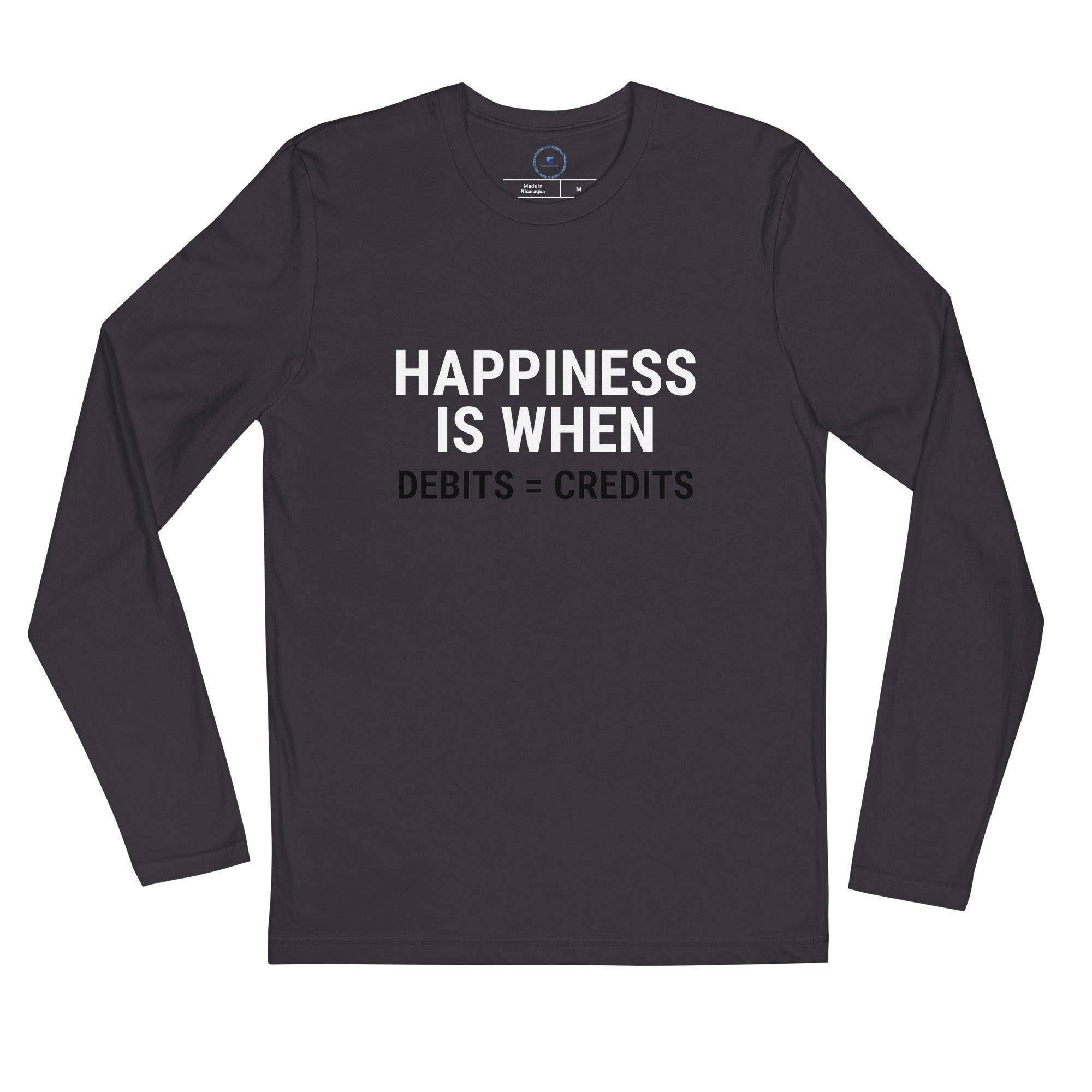 Debits=Credits Long Sleeve T-Shirt - InvestmenTees