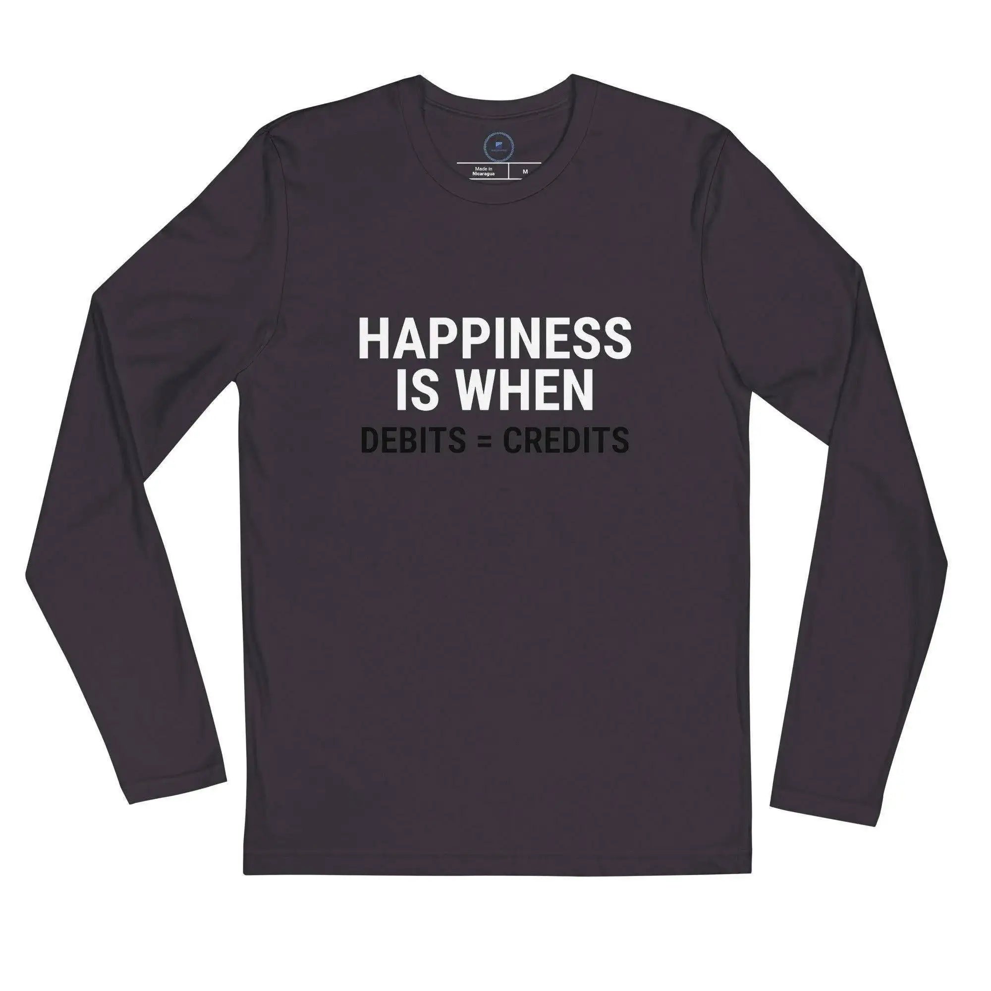 Debits=Credits Long Sleeve T-Shirt - InvestmenTees