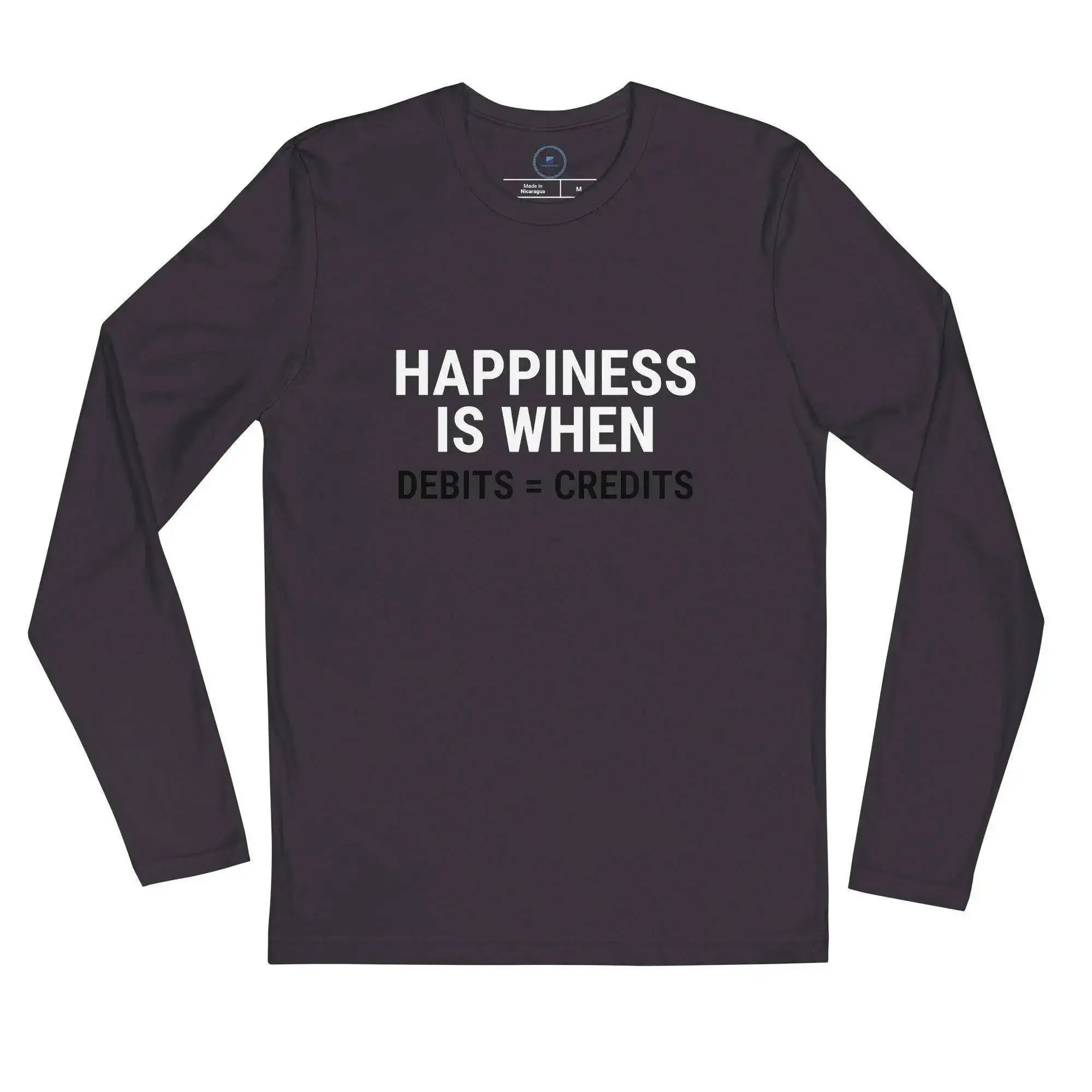 Debits=Credits Long Sleeve T-Shirt - InvestmenTees