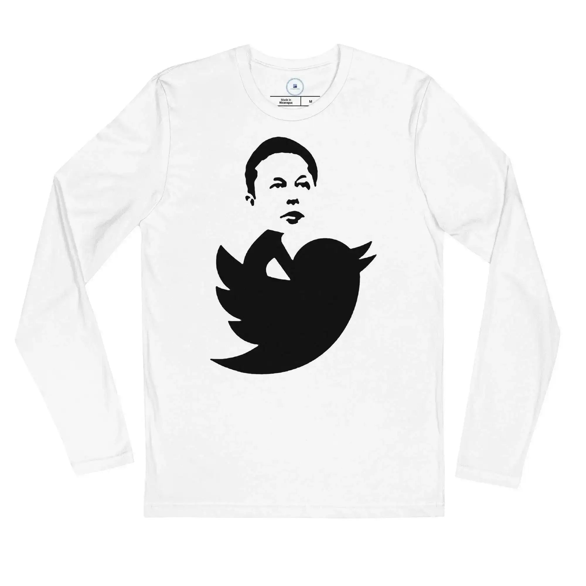 Elon Ride Twitter Long Sleeve T-Shirt - InvestmenTees