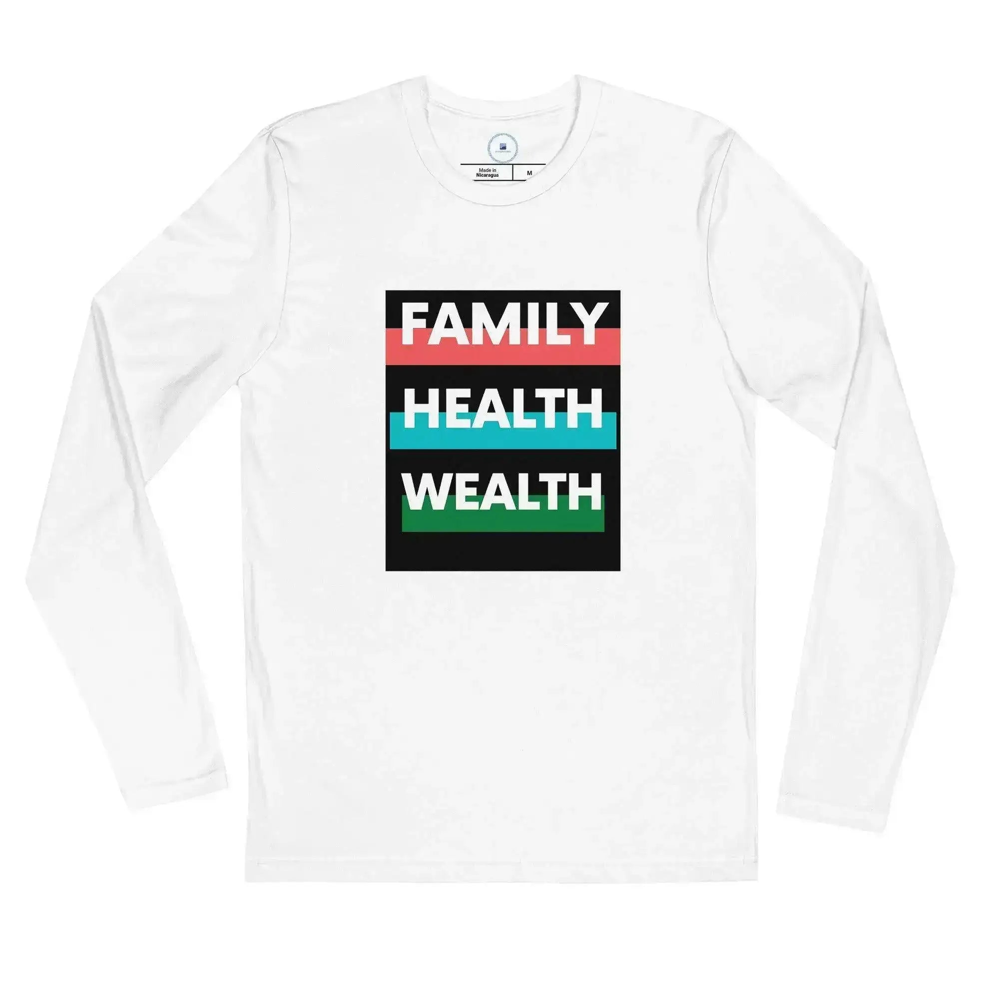 Family, Health, Wealth Long Sleeve T-Shirt - InvestmenTees