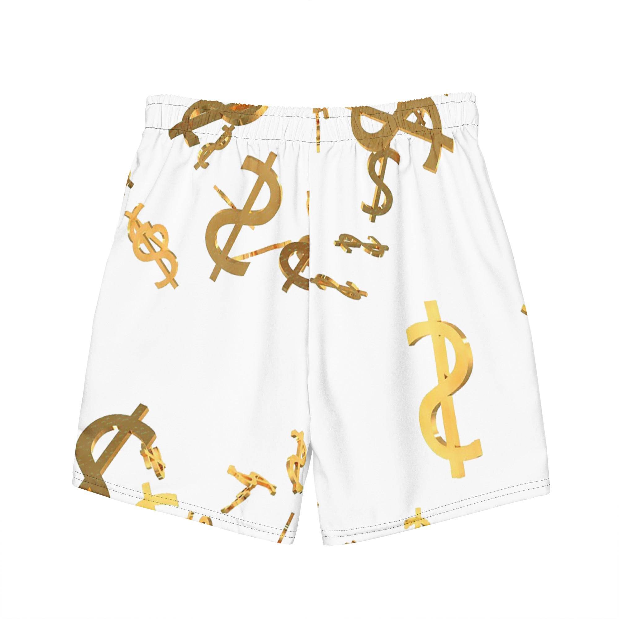 Scattered Money Swim Trunks - InvestmenTees