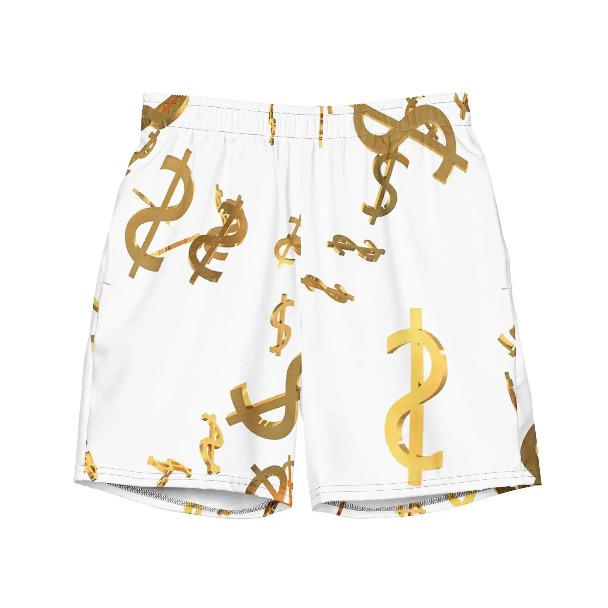 Scattered Money Swim Trunks - InvestmenTees