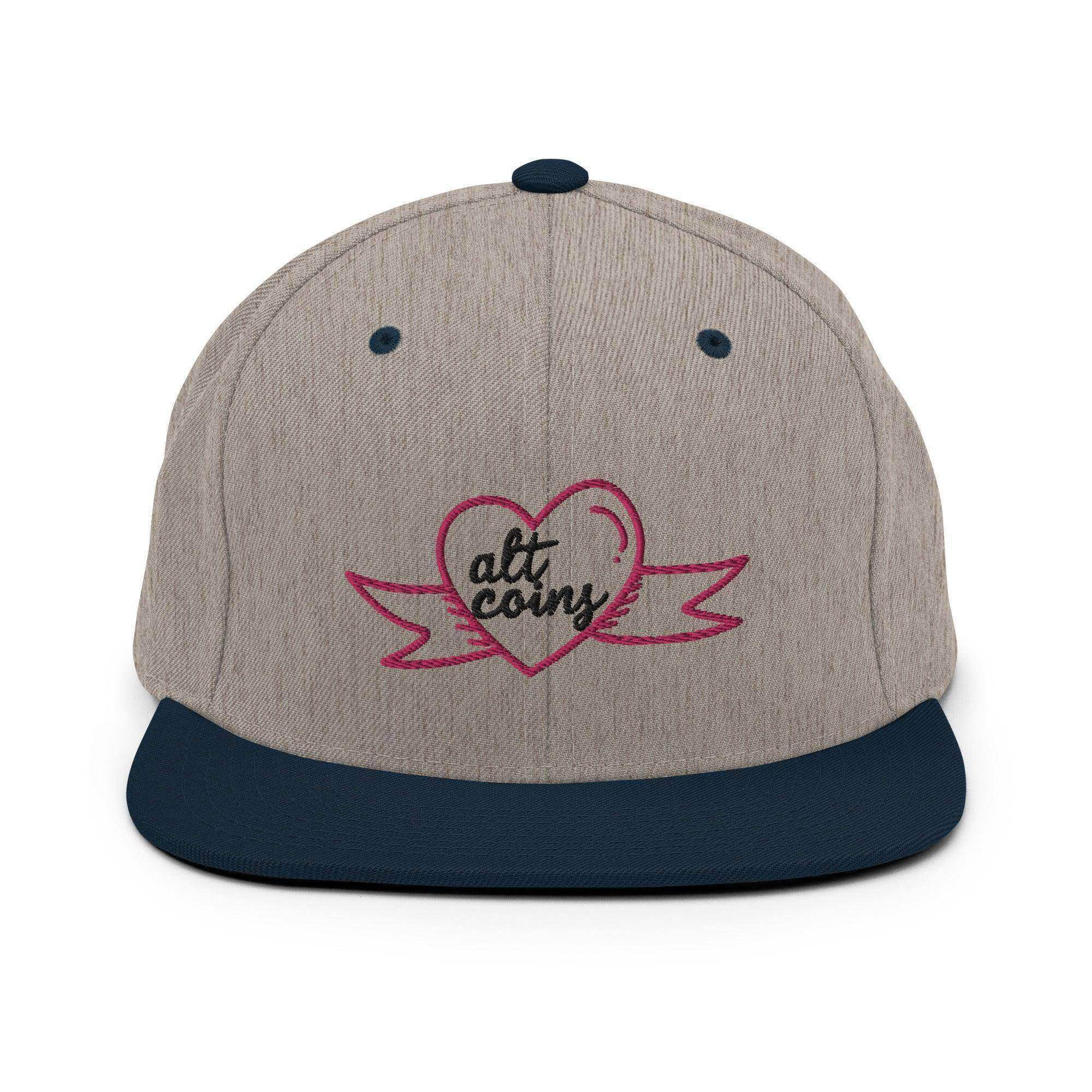 Alt Coins Snapback Hat - InvestmenTees