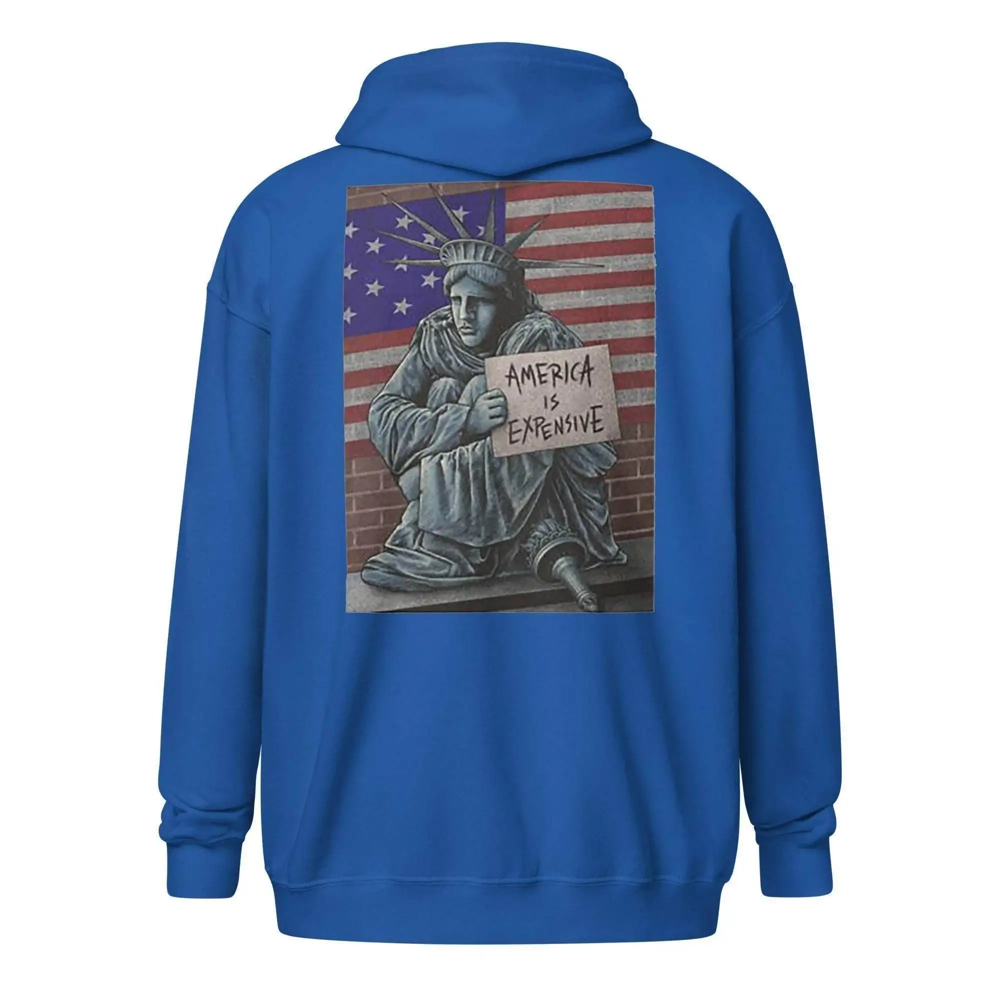 America Is Expensive Zip Up Hoodie - InvestmenTees