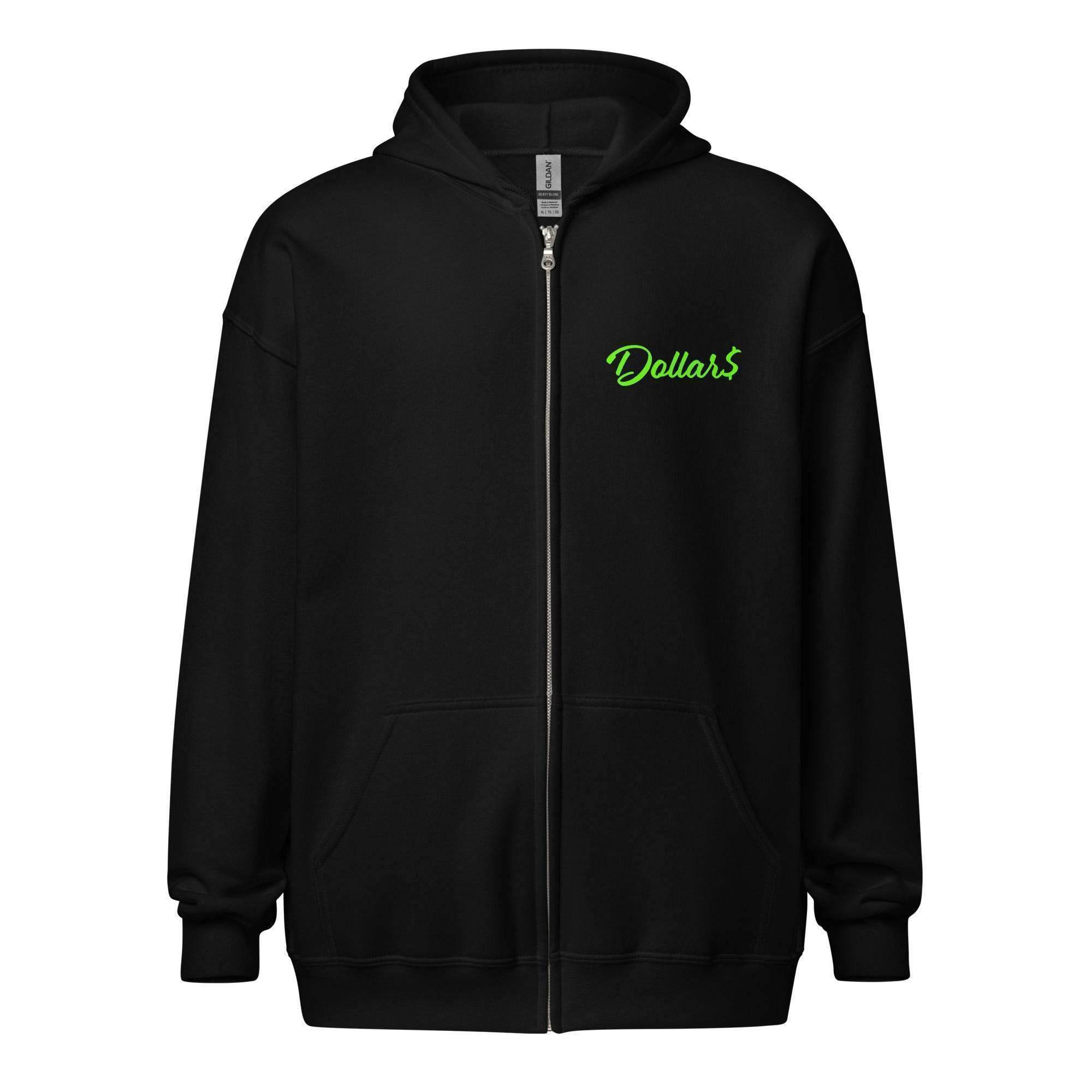 Animated Currency Zip Up Hoodie - InvestmenTees