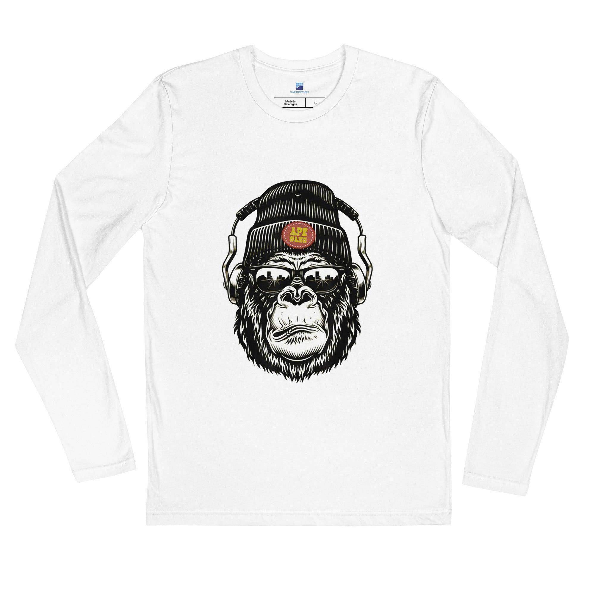 Ape Club Long Sleeve T-Shirt - InvestmenTees