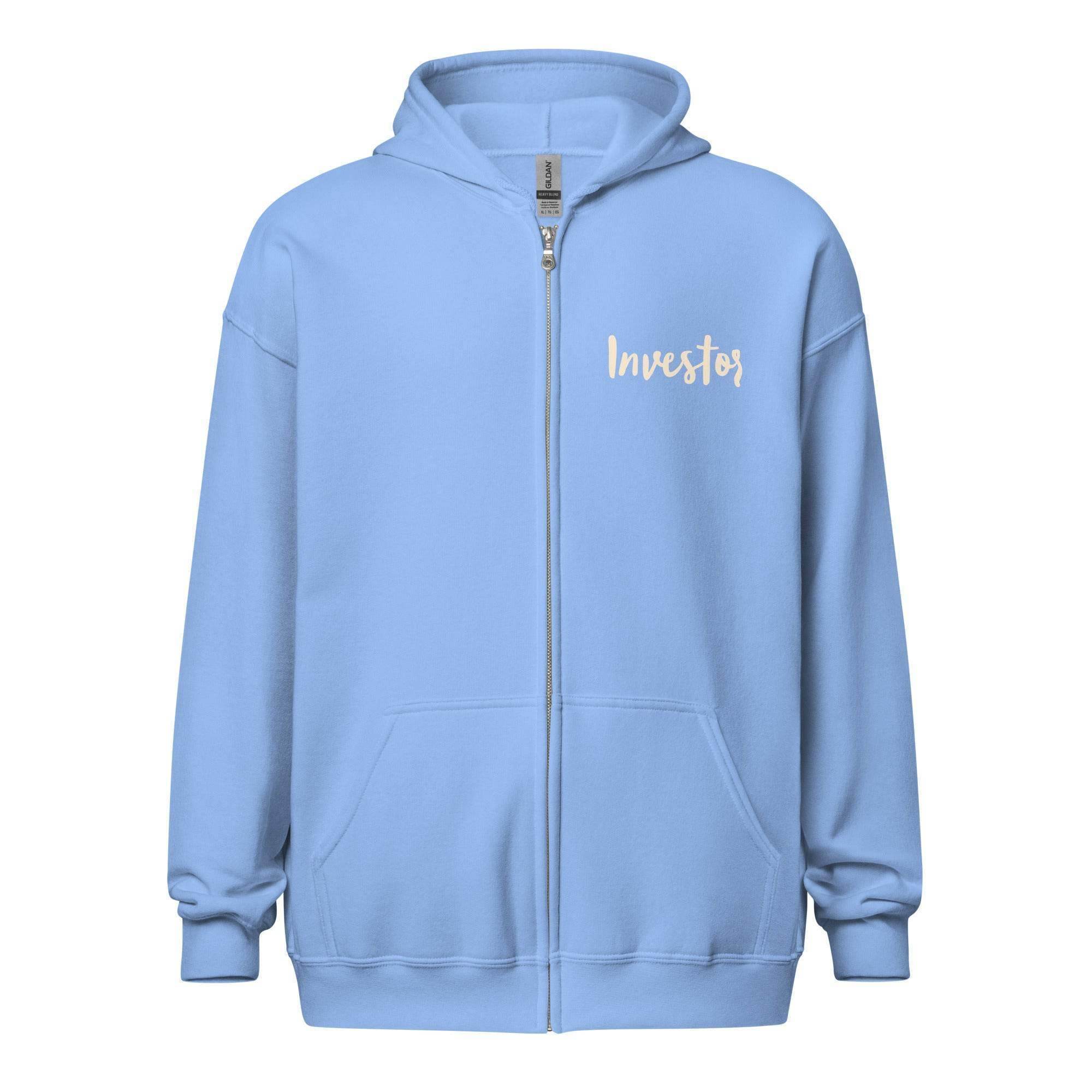 Ape Investor Zip Up Hoodie - InvestmenTees