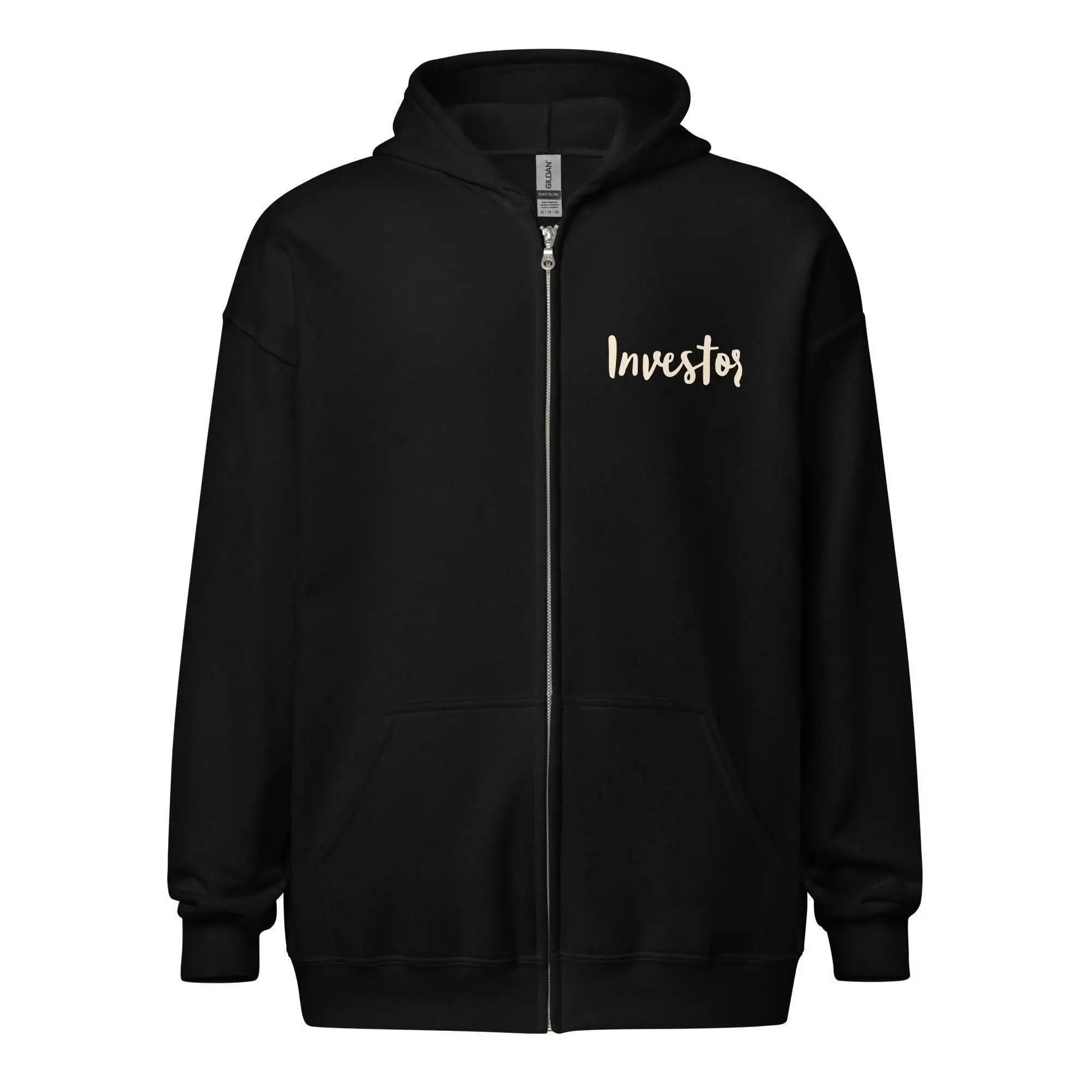 Ape Investor Zip Up Hoodie - InvestmenTees