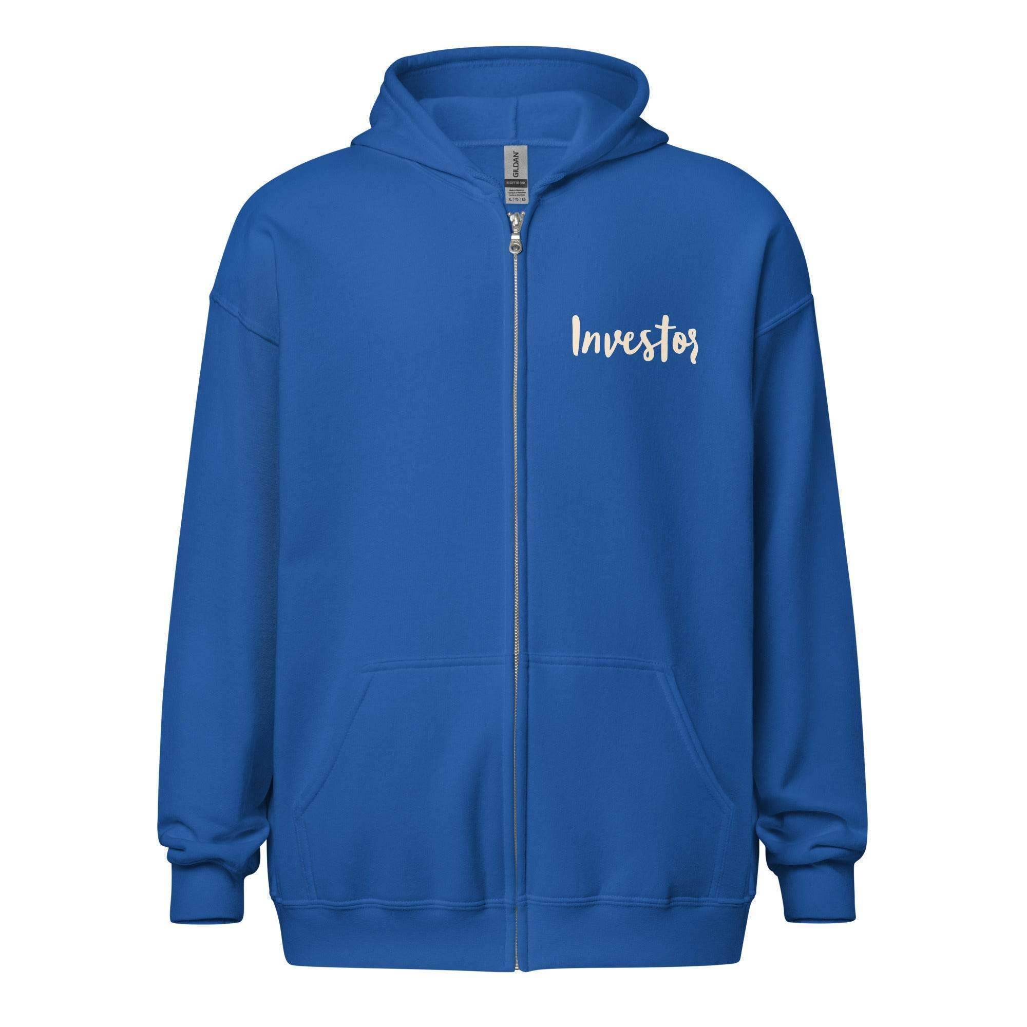Ape Investor Zip Up Hoodie - InvestmenTees