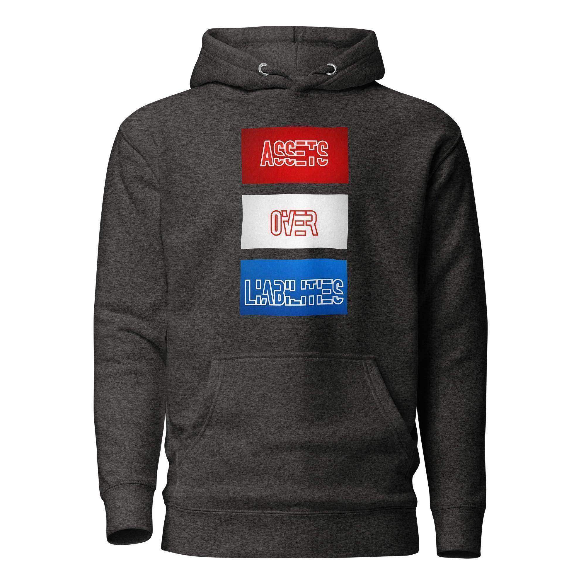 Assets Over Liabilities Stacked Pullover Hoodie - InvestmenTees