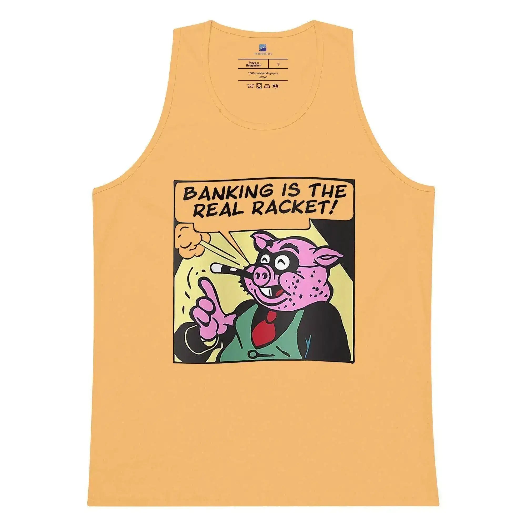 Banking Is The Real Racket Tank Top - InvestmenTees
