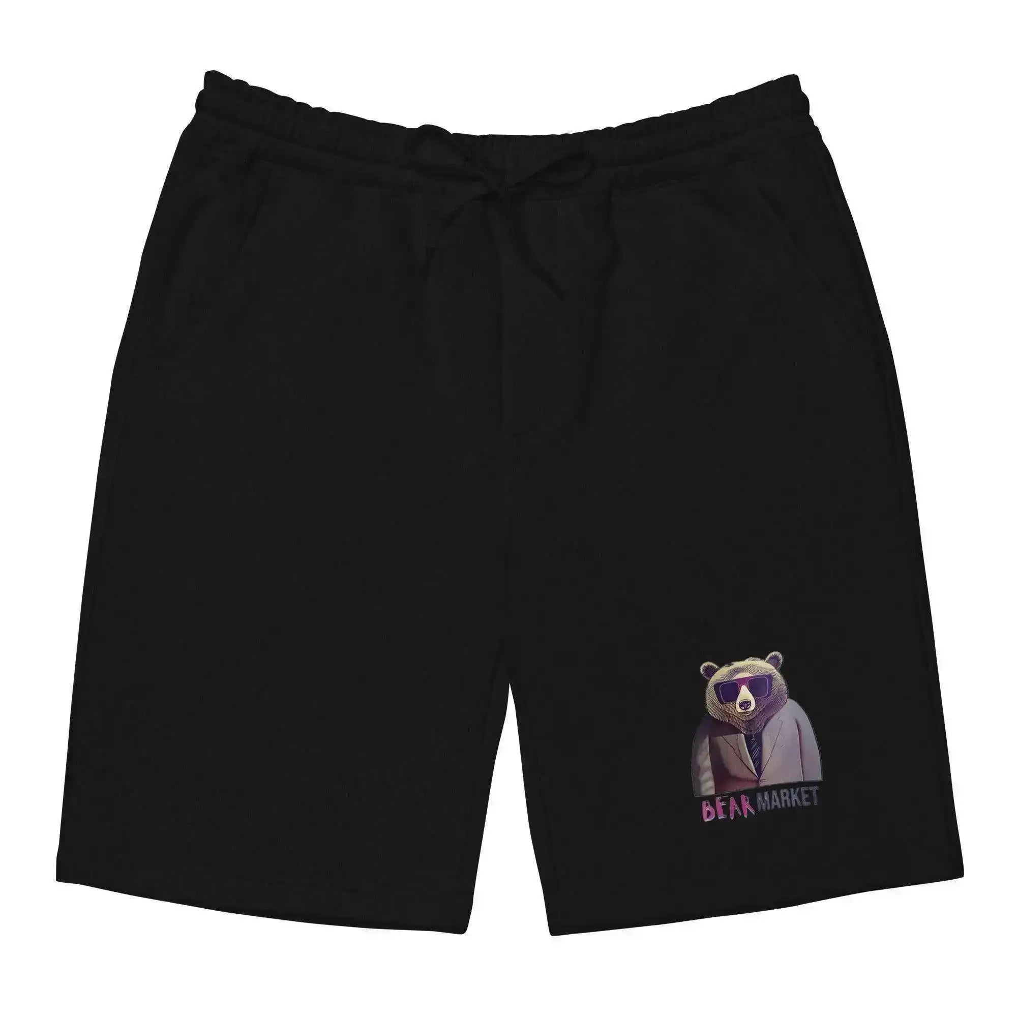 Bear Market Bear Fleece Shorts - InvestmenTees