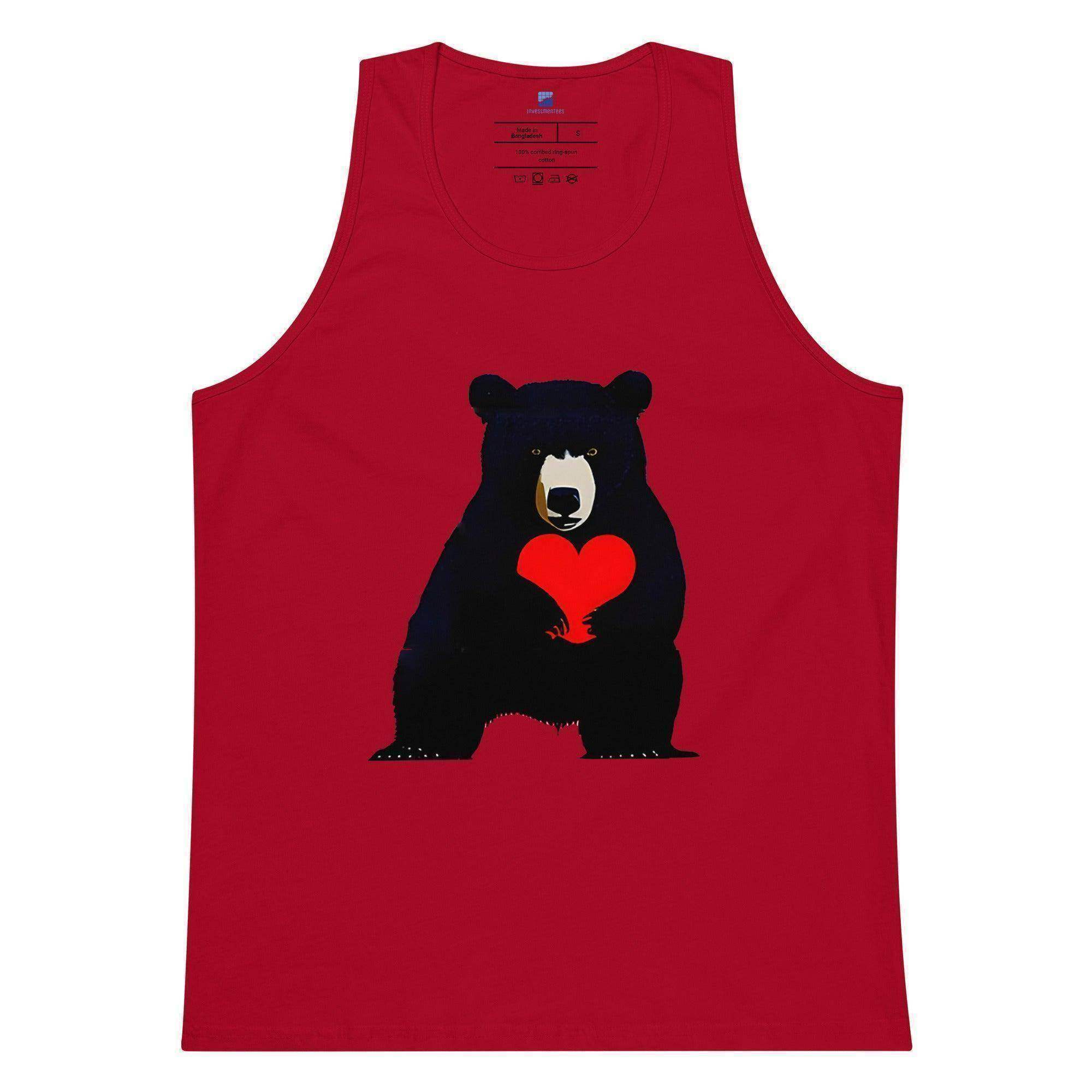 Bearish Heart Tank Top - InvestmenTees