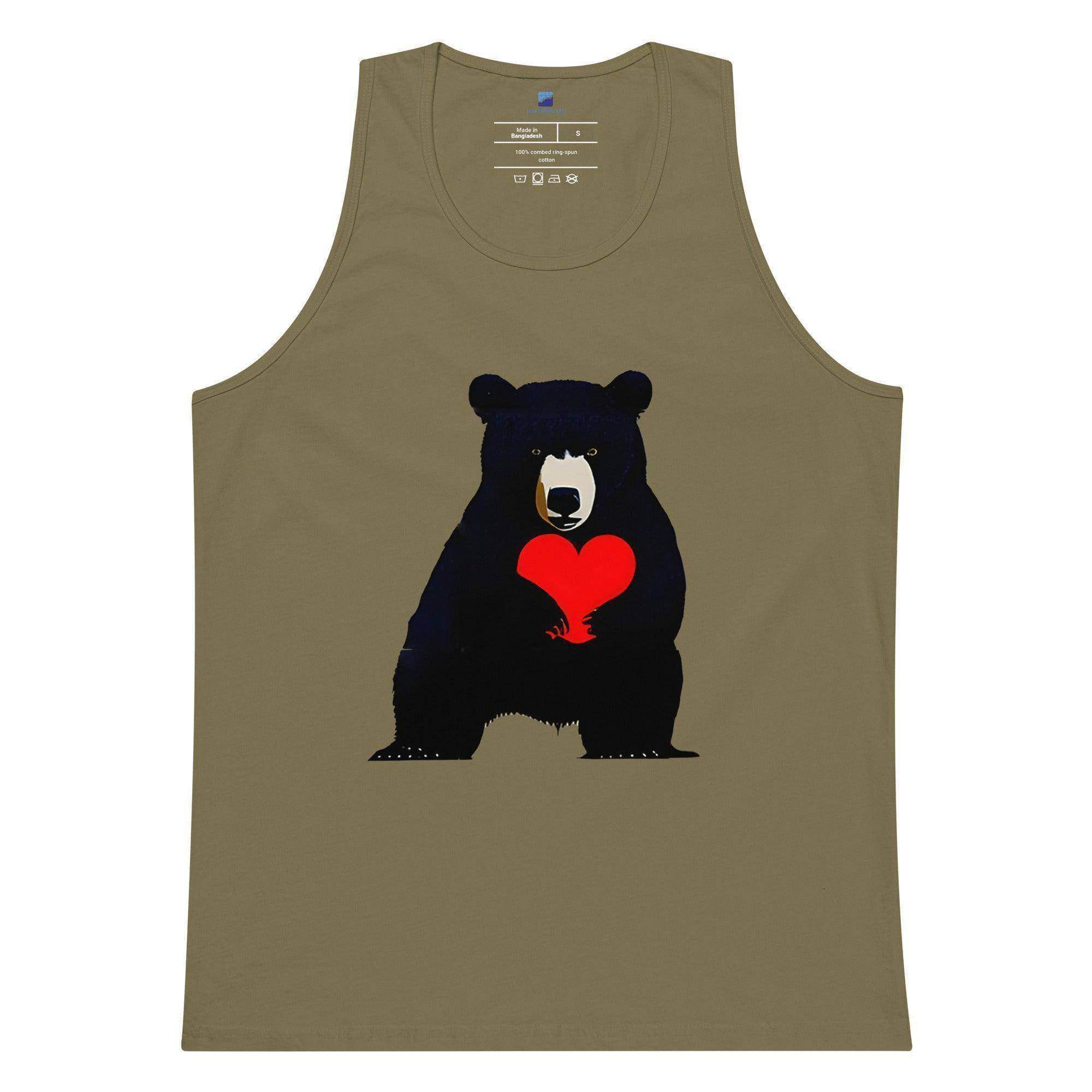 Bearish Heart Tank Top - InvestmenTees