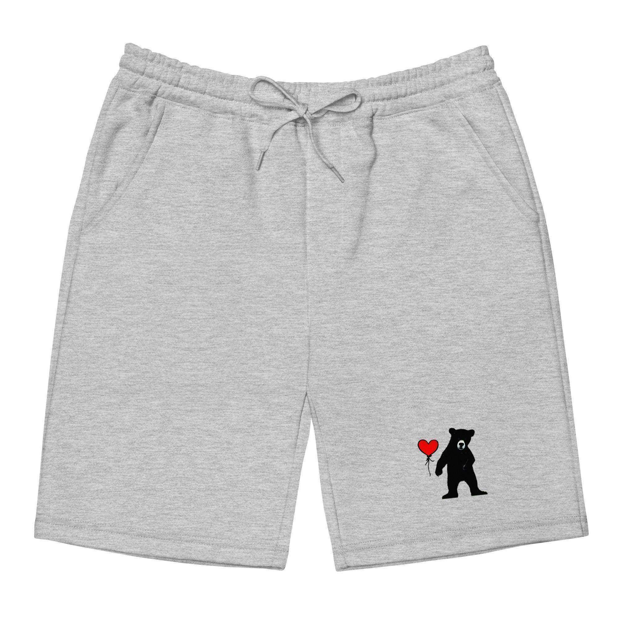 Bearish Love Fleece Shorts - InvestmenTees