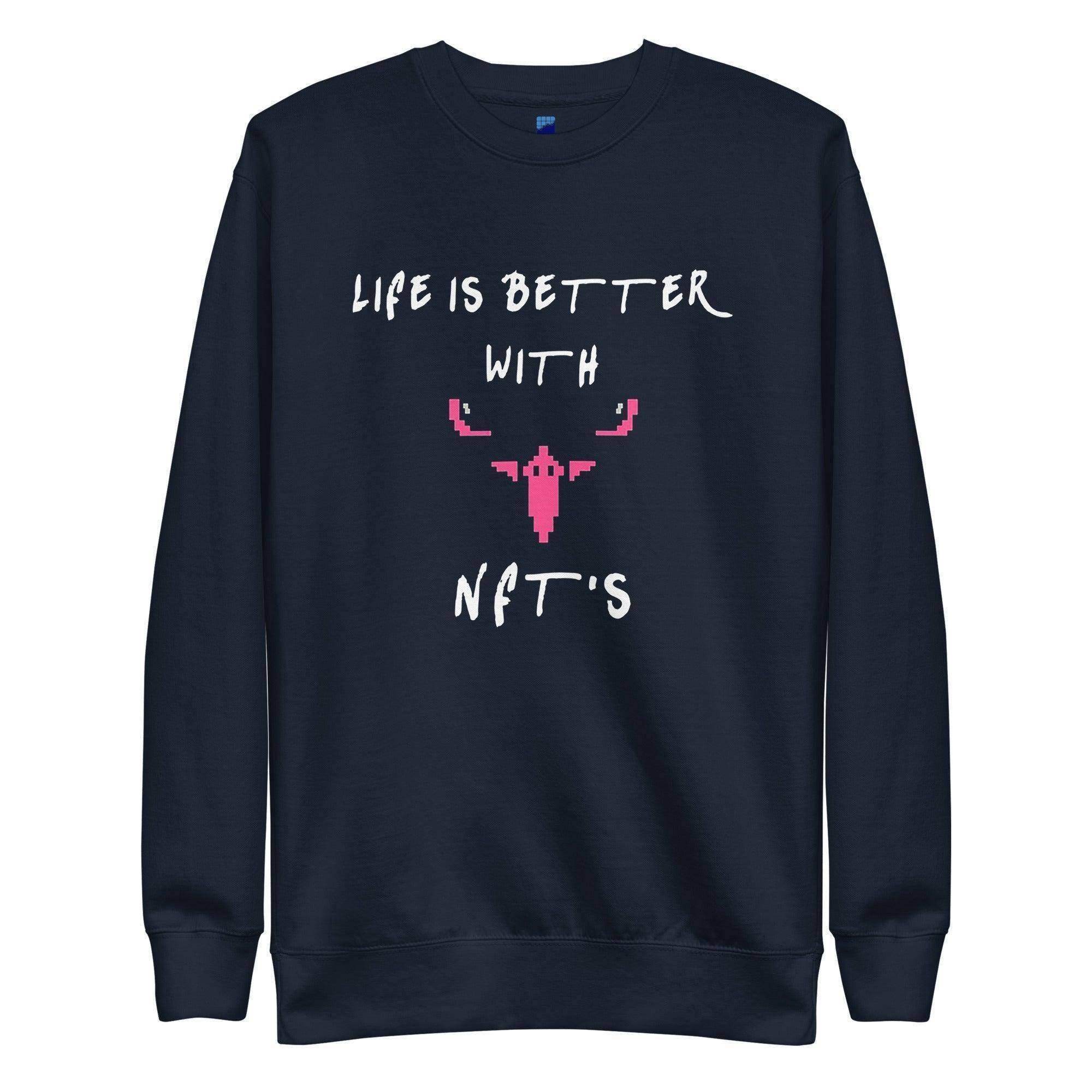 Better With NFT's Sweatshirt - InvestmenTees