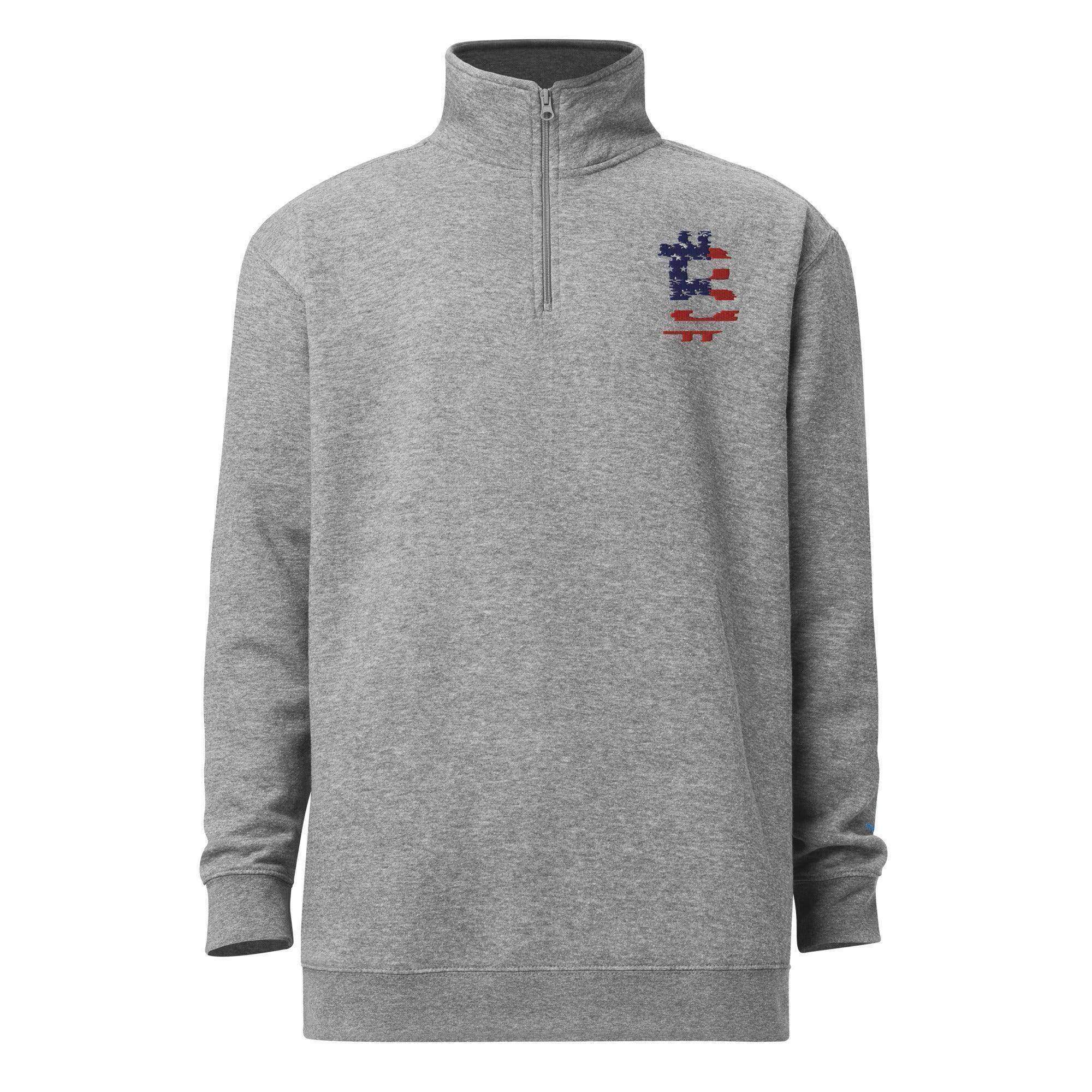 Bitcoin America Fleece Pullover - InvestmenTees