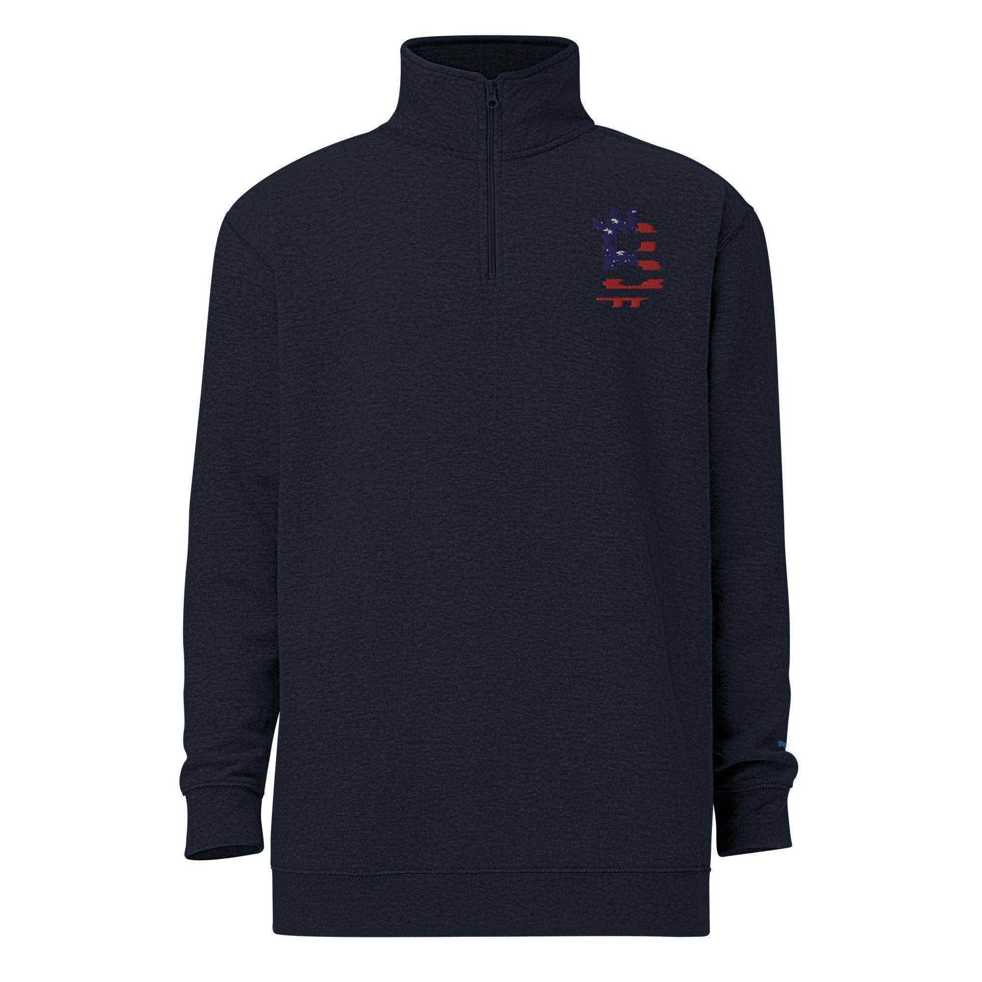Bitcoin America Fleece Pullover - InvestmenTees