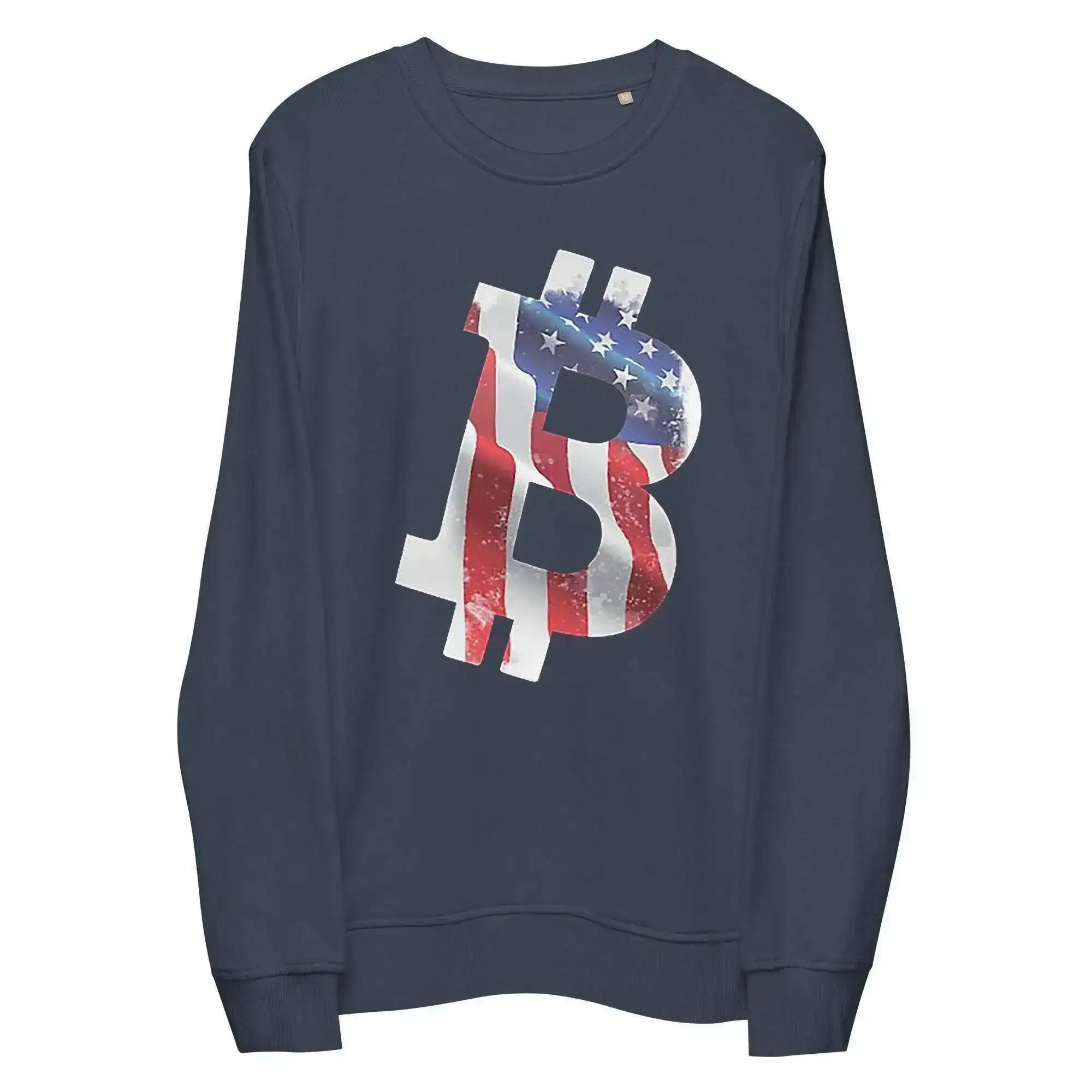 Bitcoin American Flag Sweatshirt - InvestmenTees