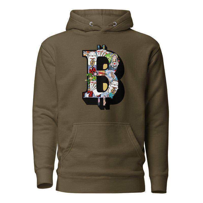 Bitcoin & Characters Pullover Hoodie - InvestmenTees