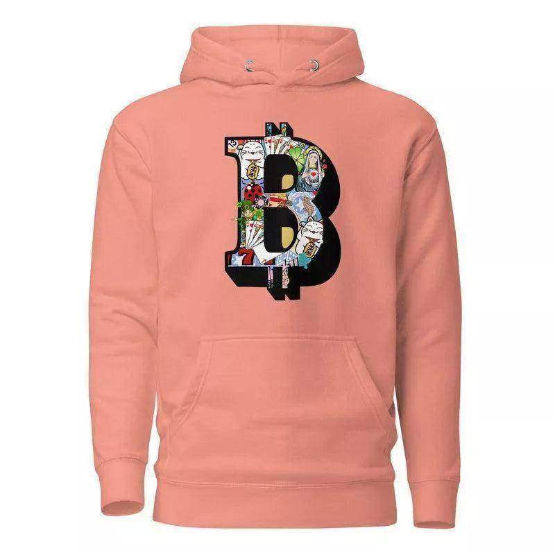 Bitcoin & Characters Pullover Hoodie - InvestmenTees