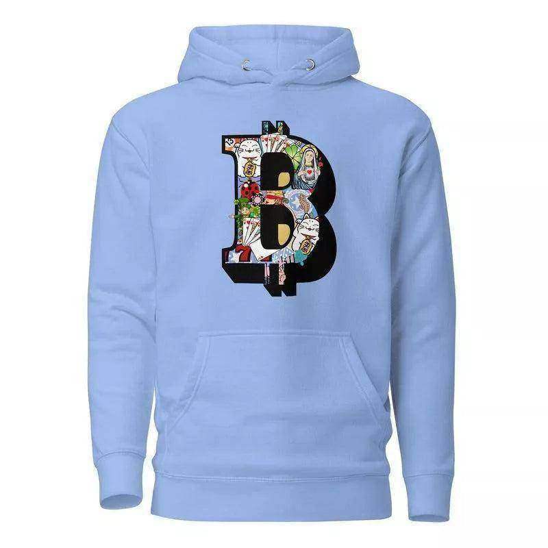 Bitcoin & Characters Pullover Hoodie - InvestmenTees