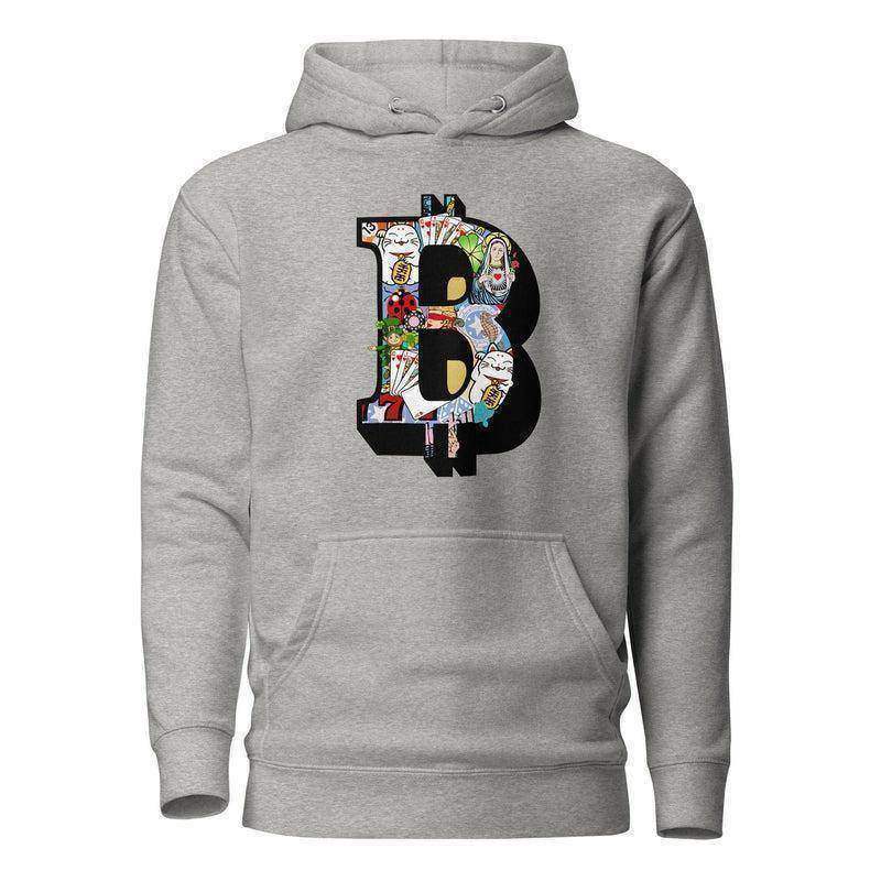 Bitcoin & Characters Pullover Hoodie - InvestmenTees