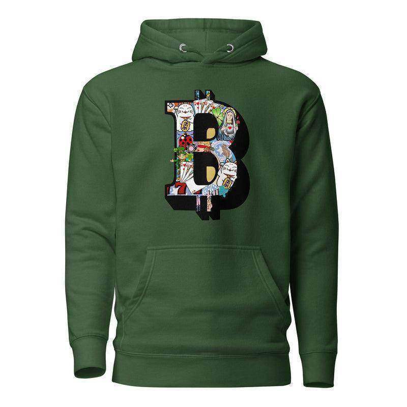 Bitcoin & Characters Pullover Hoodie - InvestmenTees