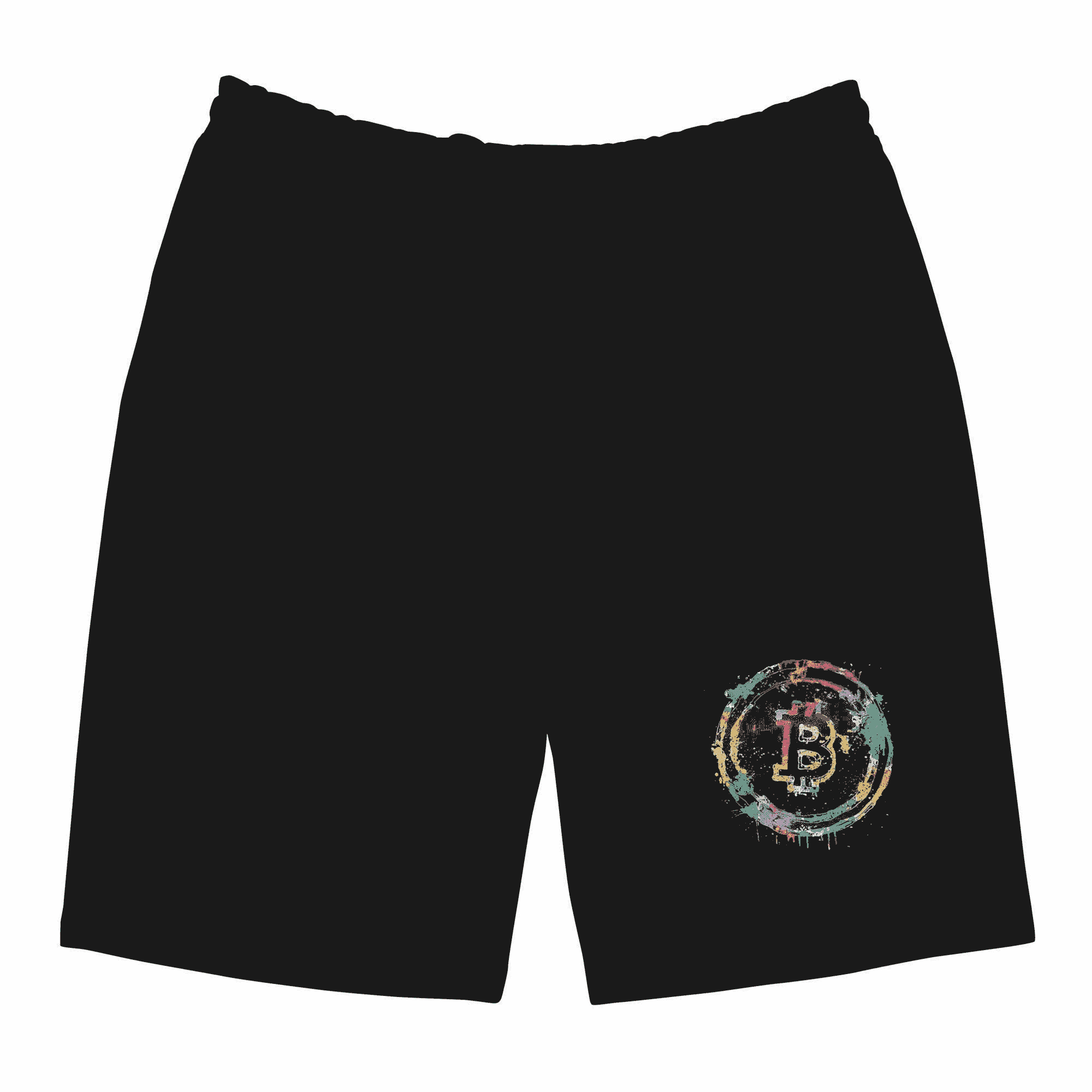 Bitcoin Art Colors Shorts - InvestmenTees