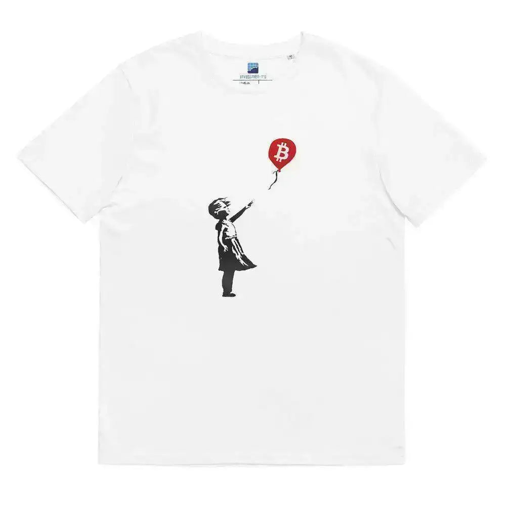 Bitcoin Balloon Girl T-Shirt - InvestmenTees