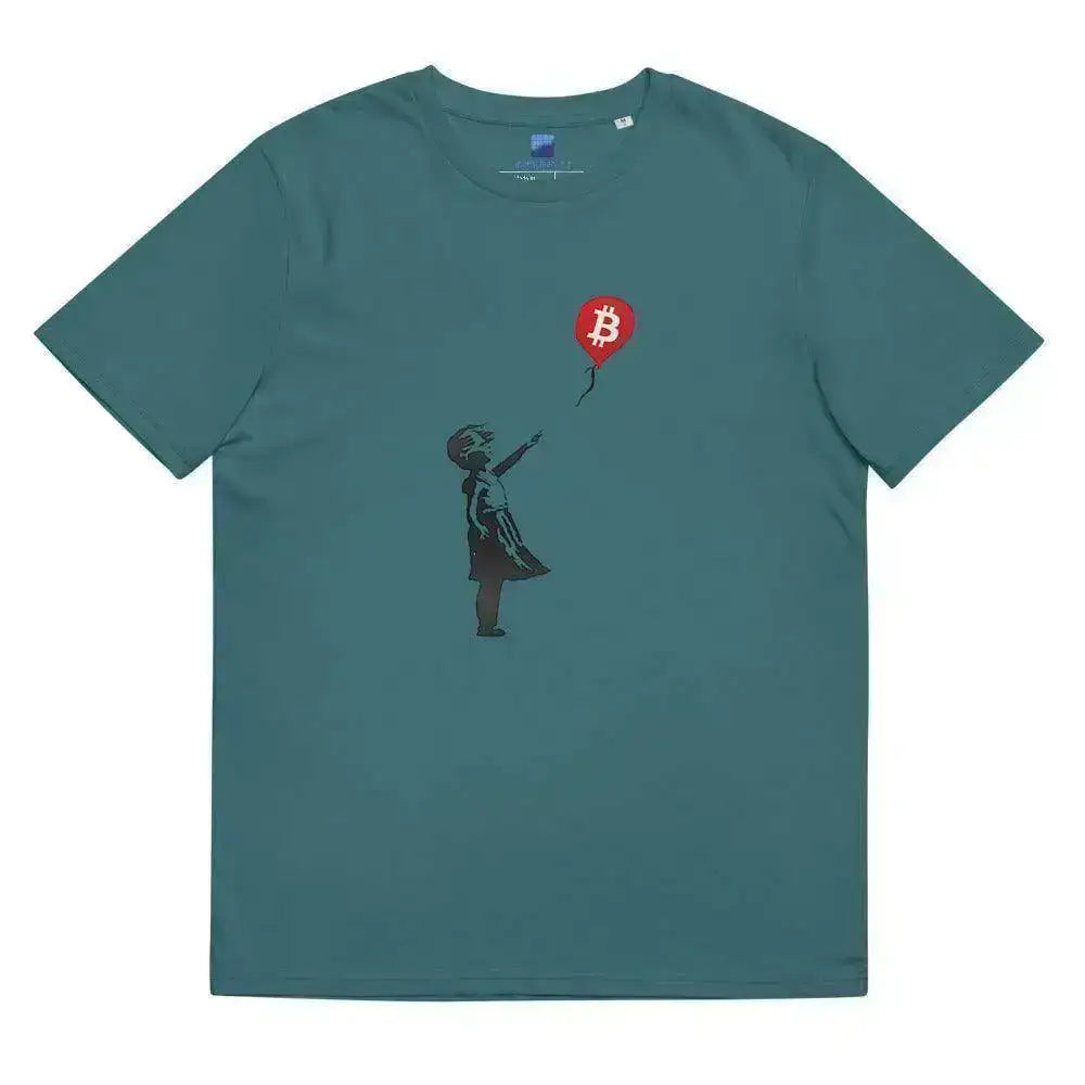 Bitcoin Balloon Girl T-Shirt - InvestmenTees