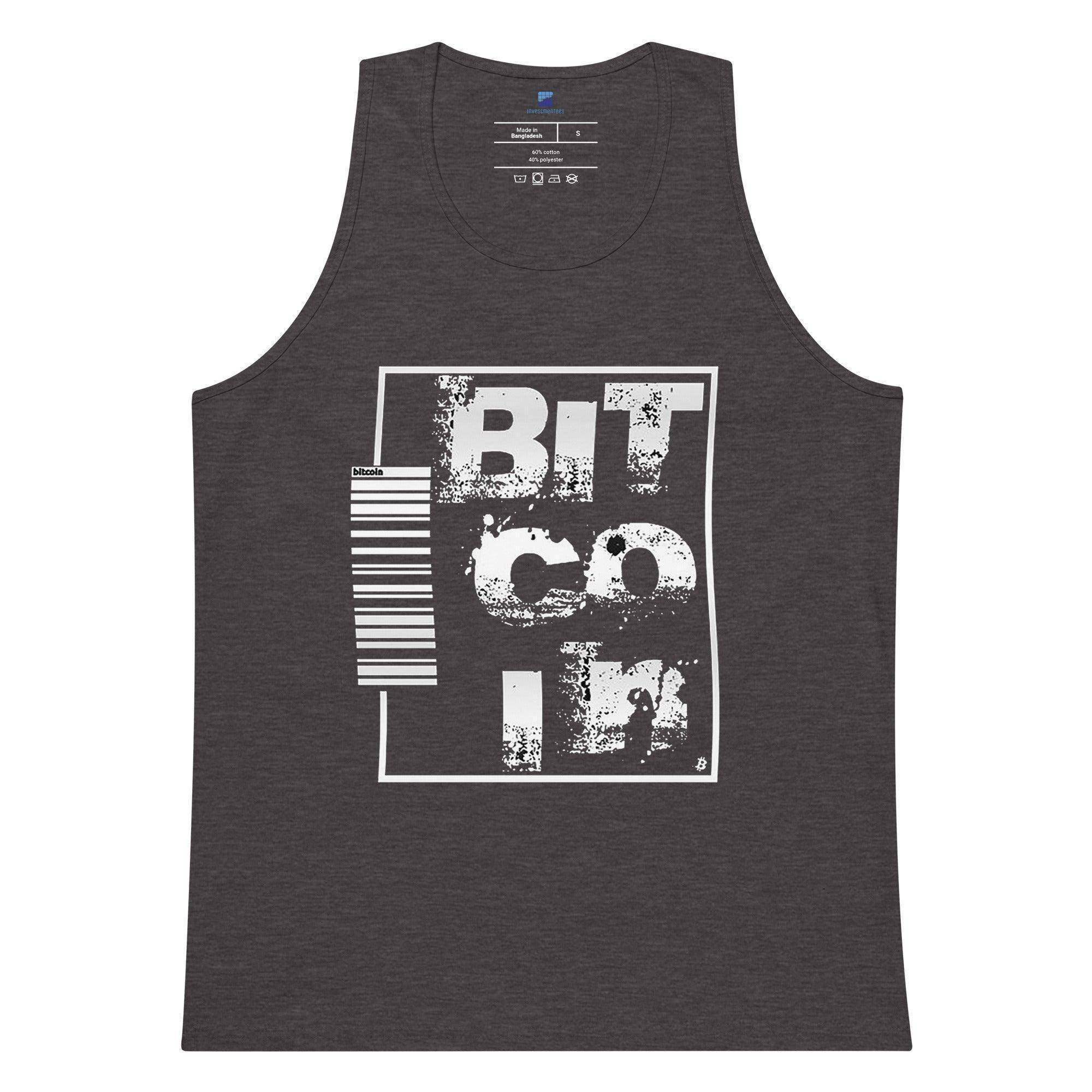 Bitcoin Bar Code Tank Top - InvestmenTees