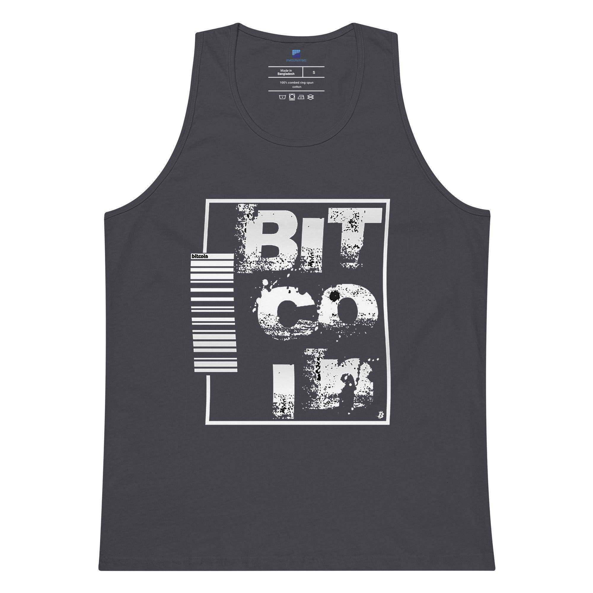 Bitcoin Bar Code Tank Top - InvestmenTees