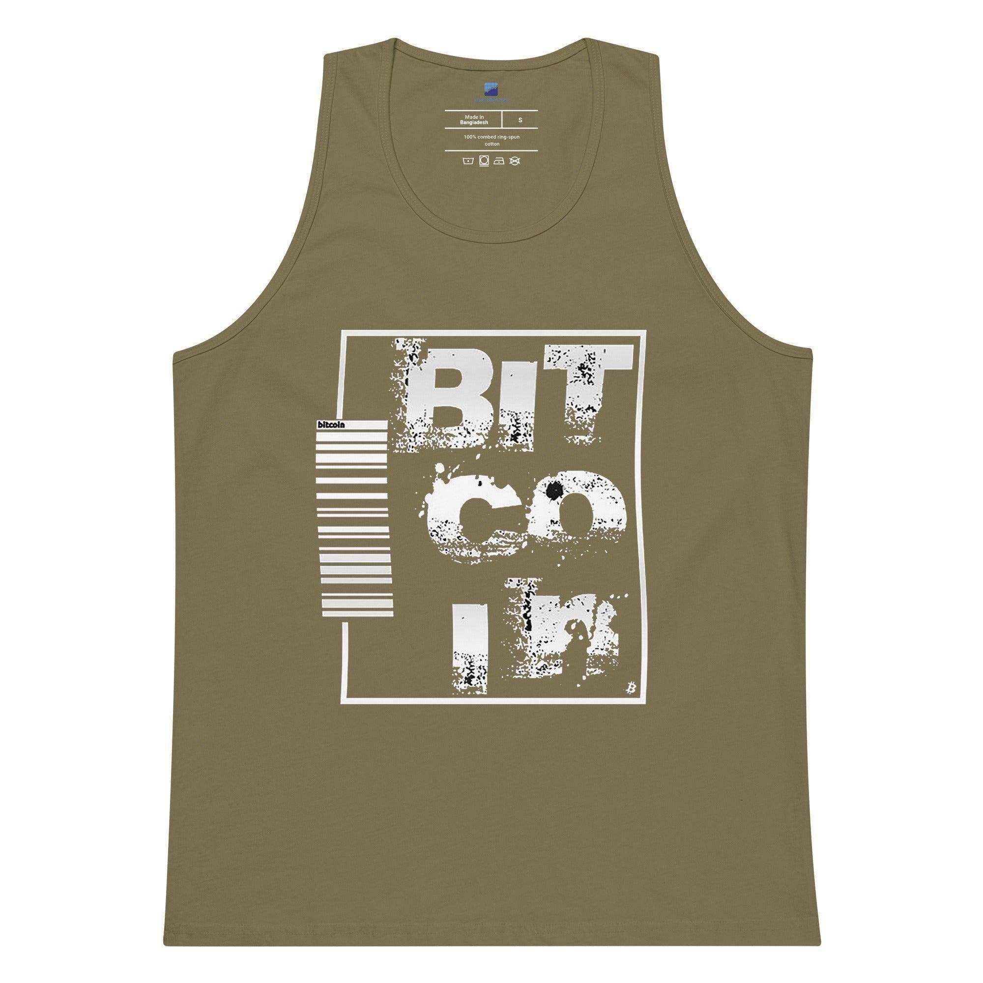 Bitcoin Bar Code Tank Top - InvestmenTees
