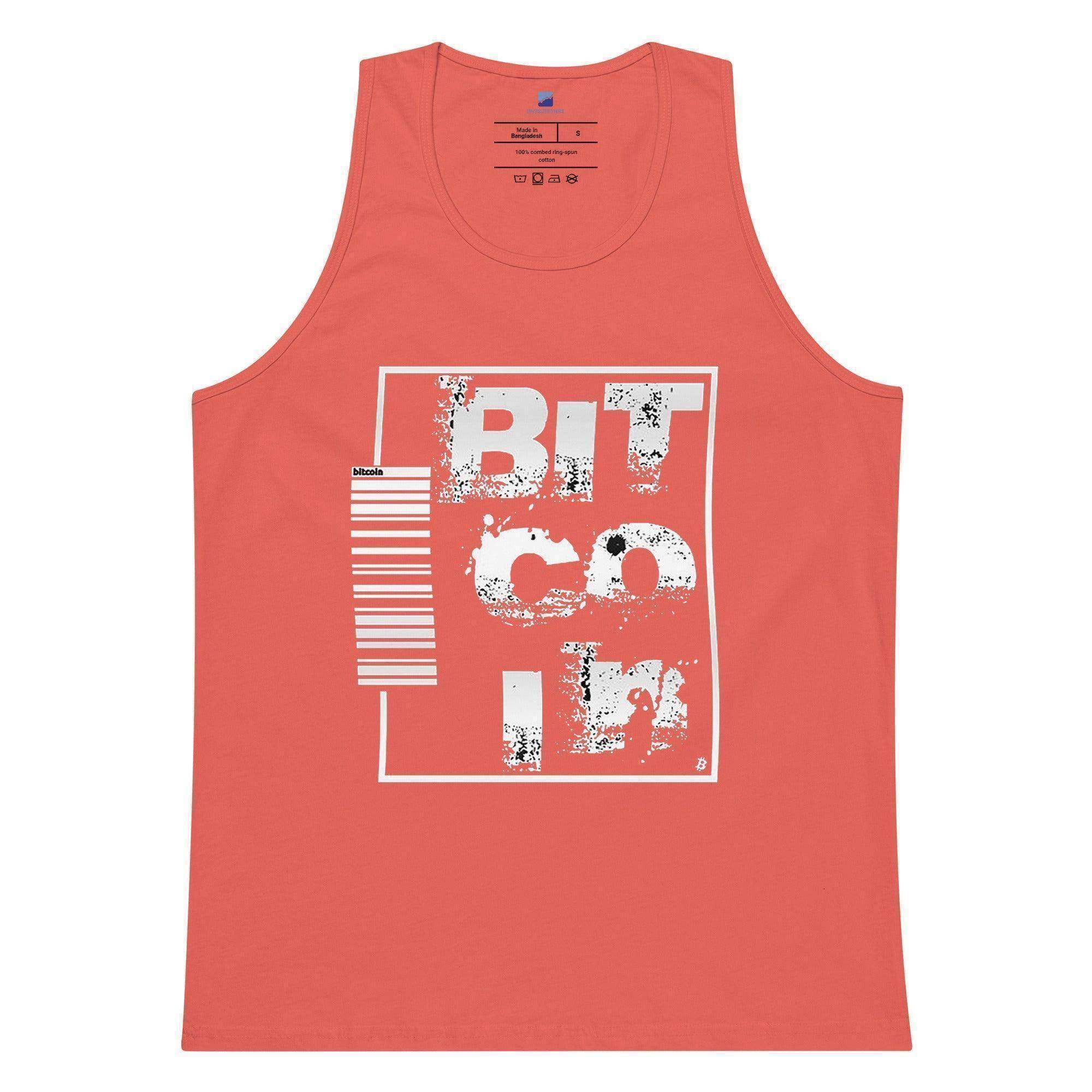 Bitcoin Bar Code Tank Top - InvestmenTees