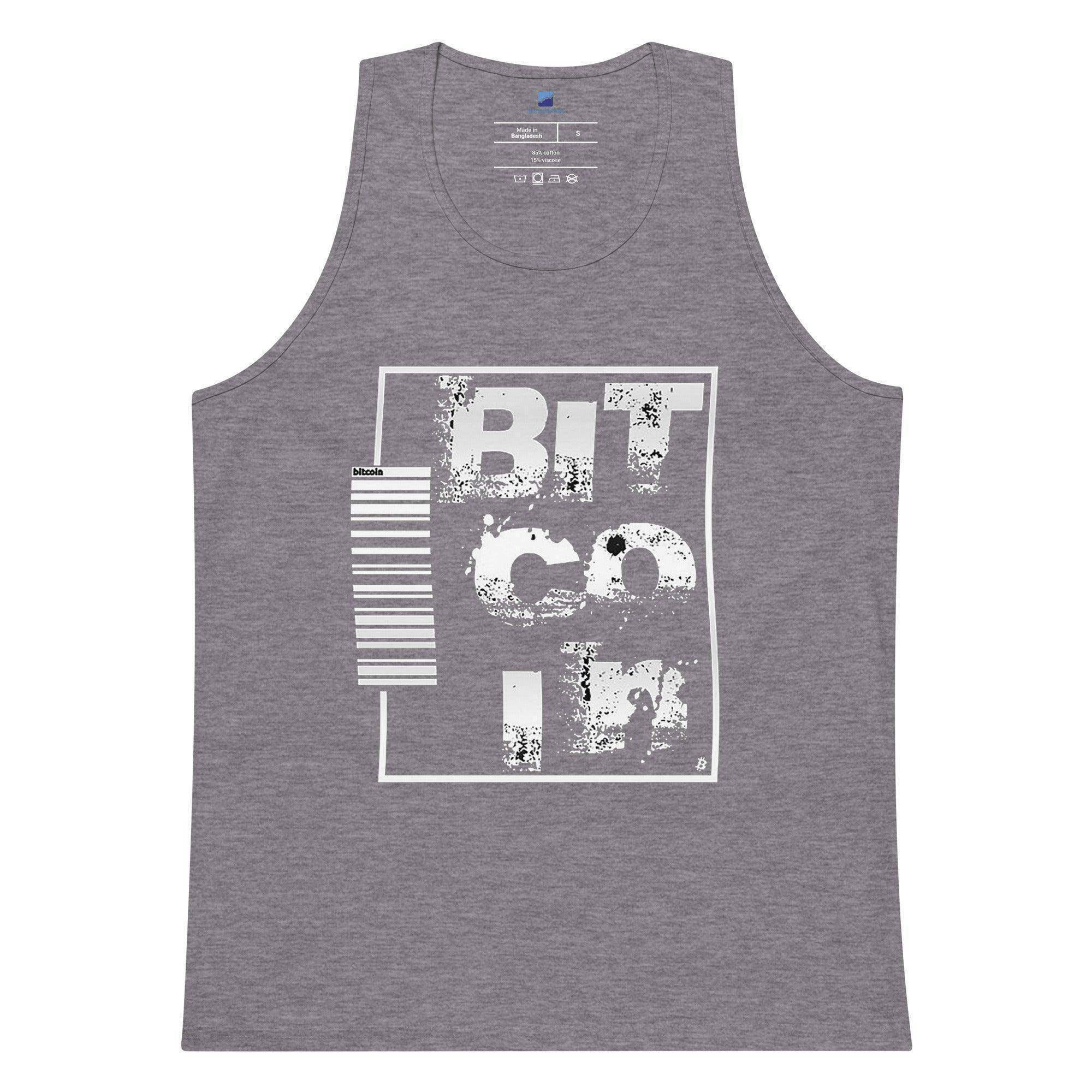 Bitcoin Bar Code Tank Top - InvestmenTees