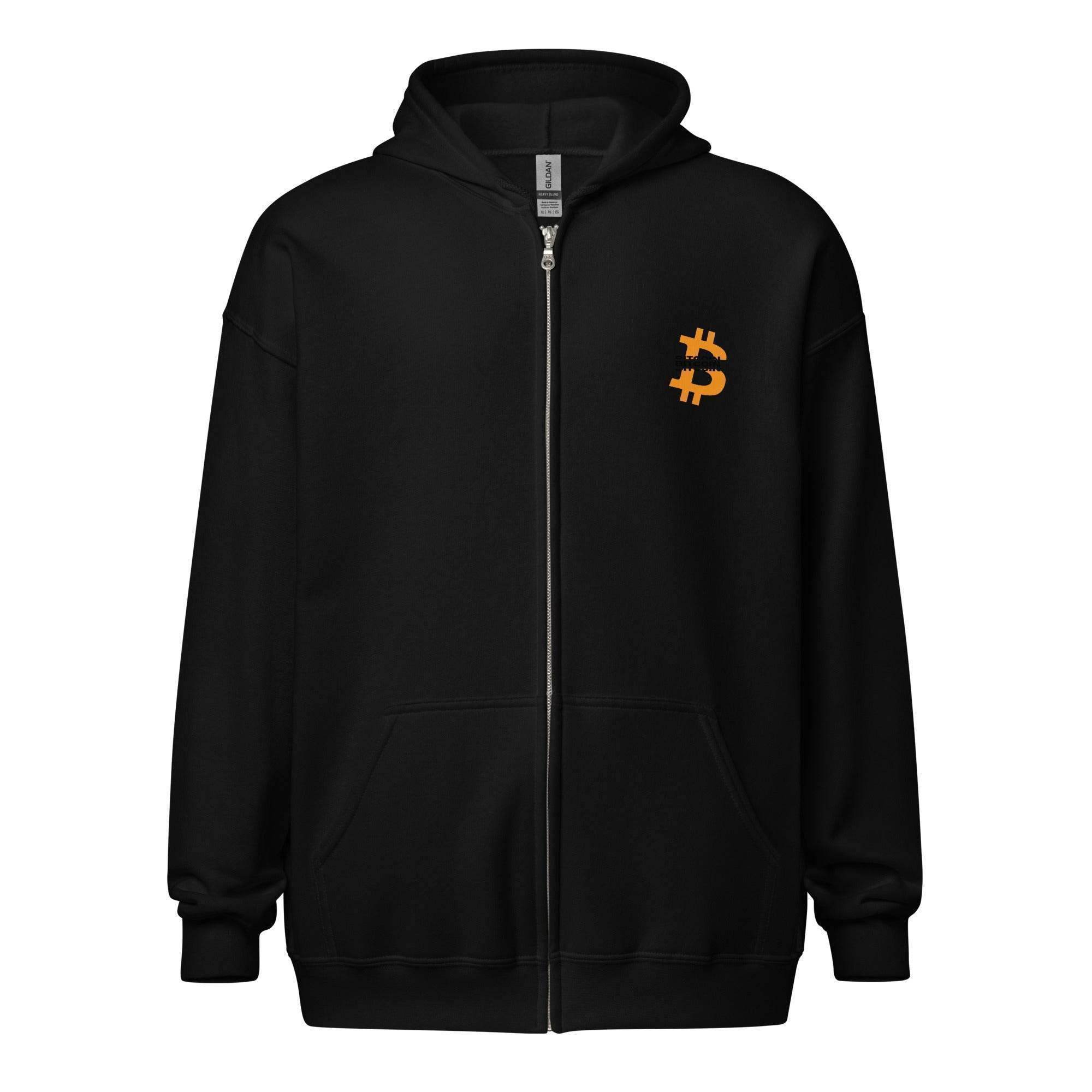 Bitcoin Beetle Zip Up Hoodie - InvestmenTees