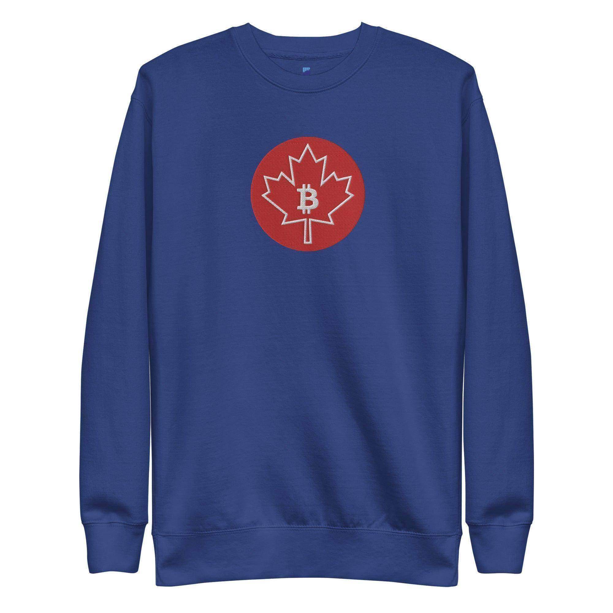 Bitcoin Canada Sweatshirt - InvestmenTees