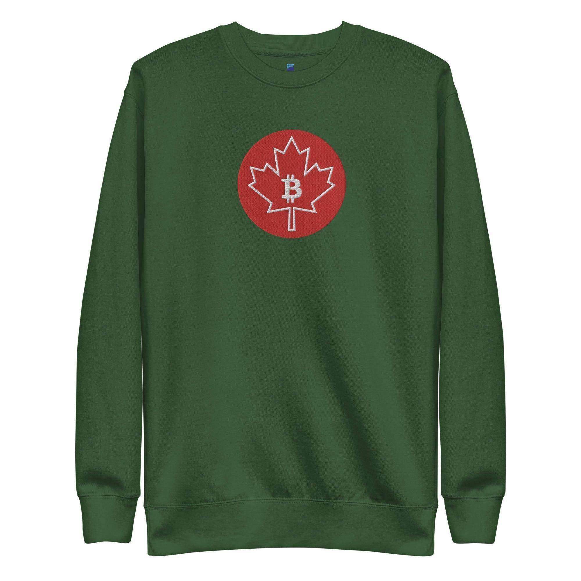 Bitcoin Canada Sweatshirt - InvestmenTees