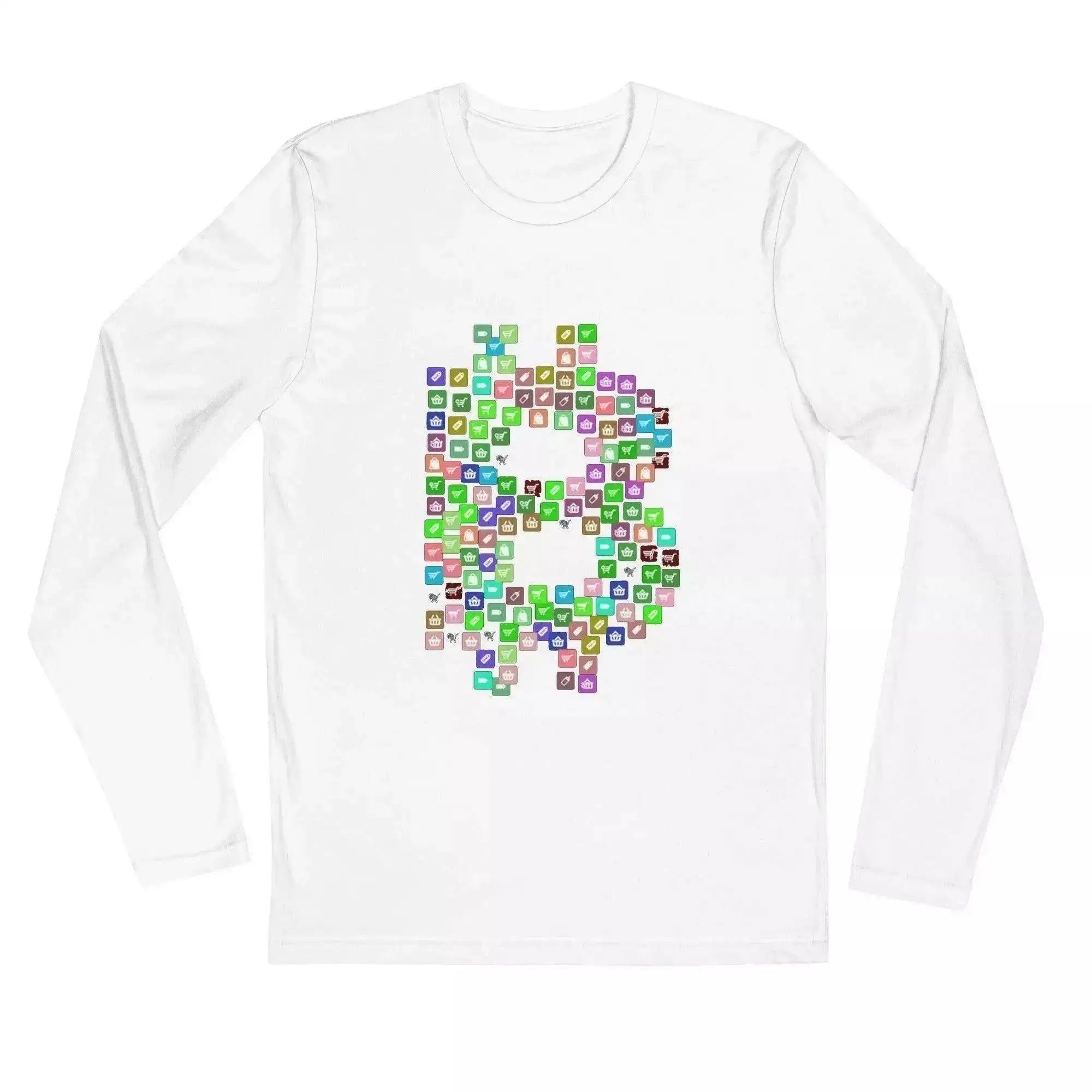 Bitcoin Collage Long Sleeve T-Shirt - InvestmenTees
