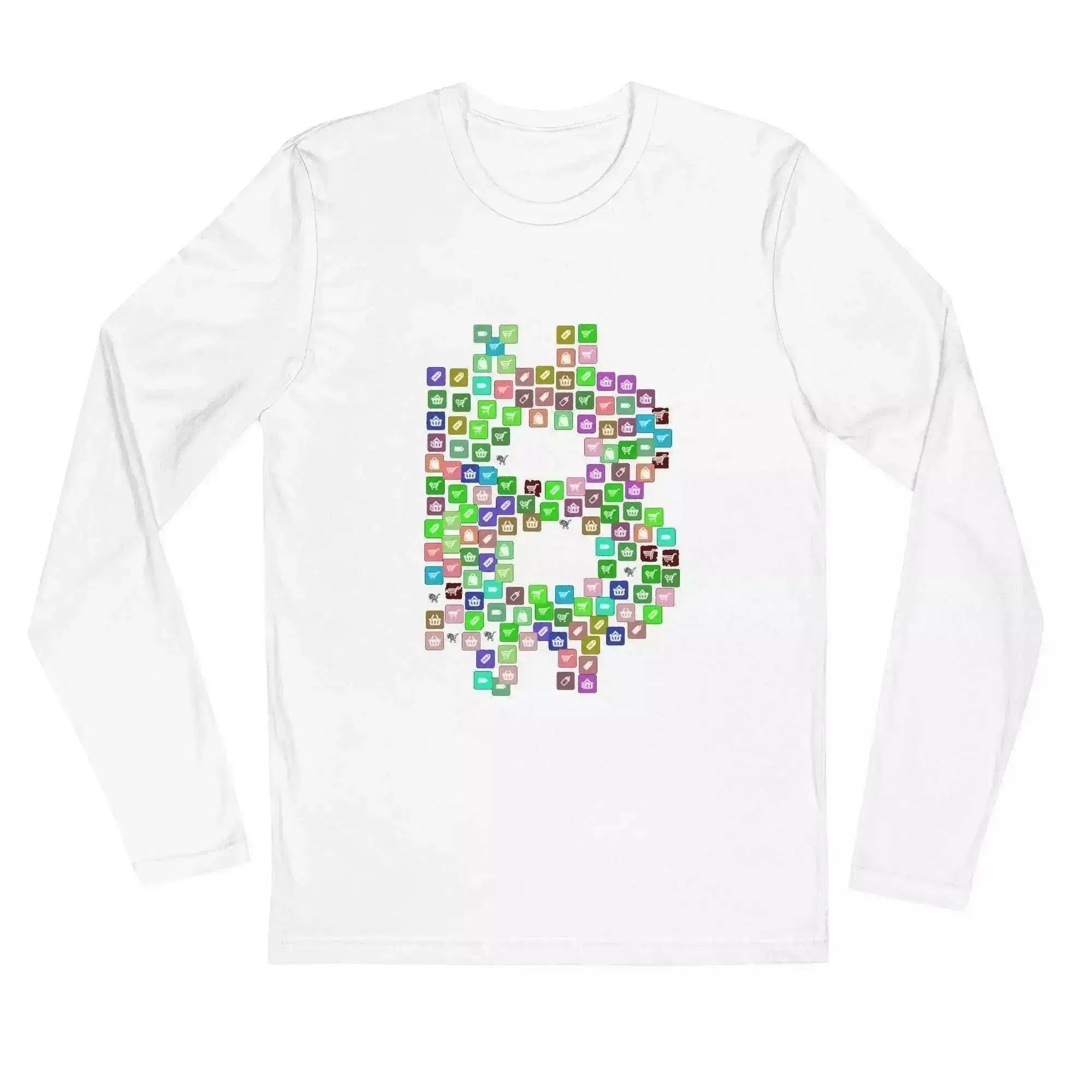 Bitcoin Collage Long Sleeve T-Shirt - InvestmenTees