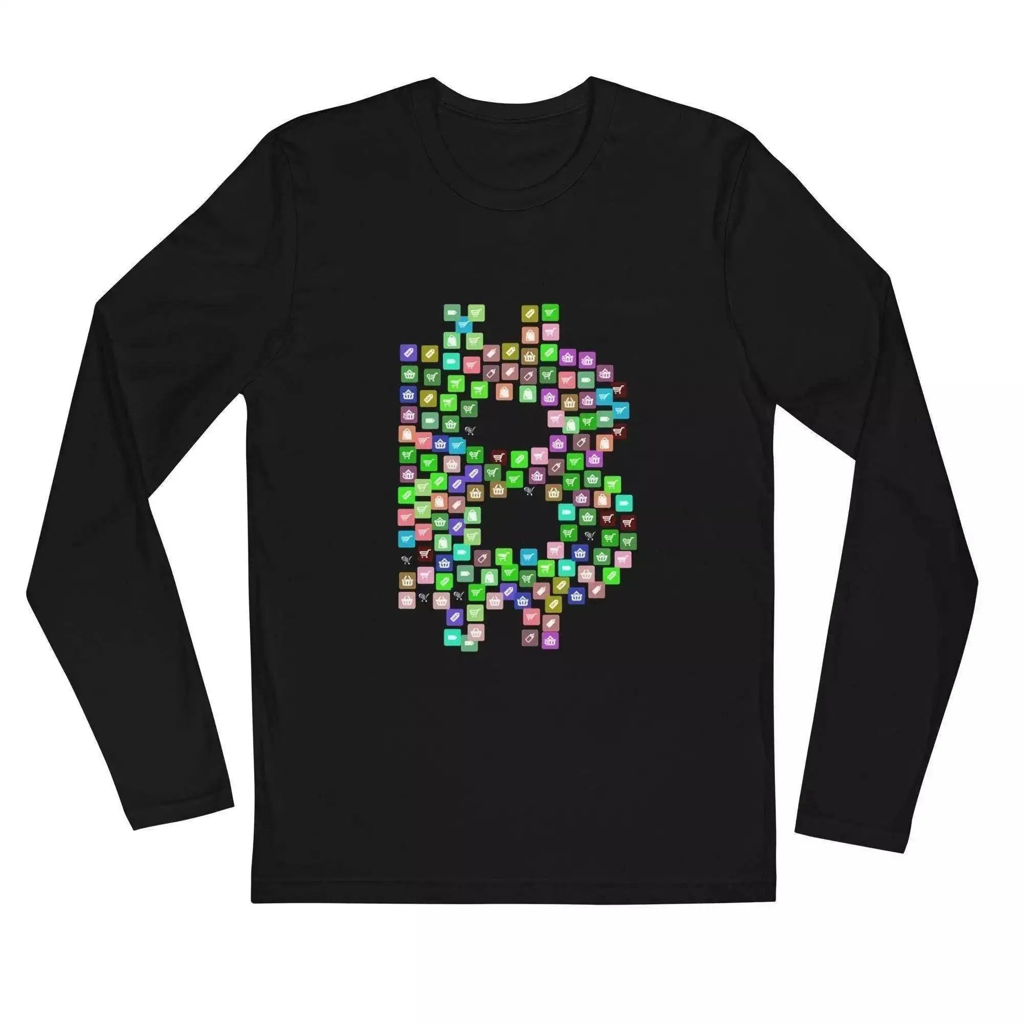 Bitcoin Collage Long Sleeve T-Shirt - InvestmenTees