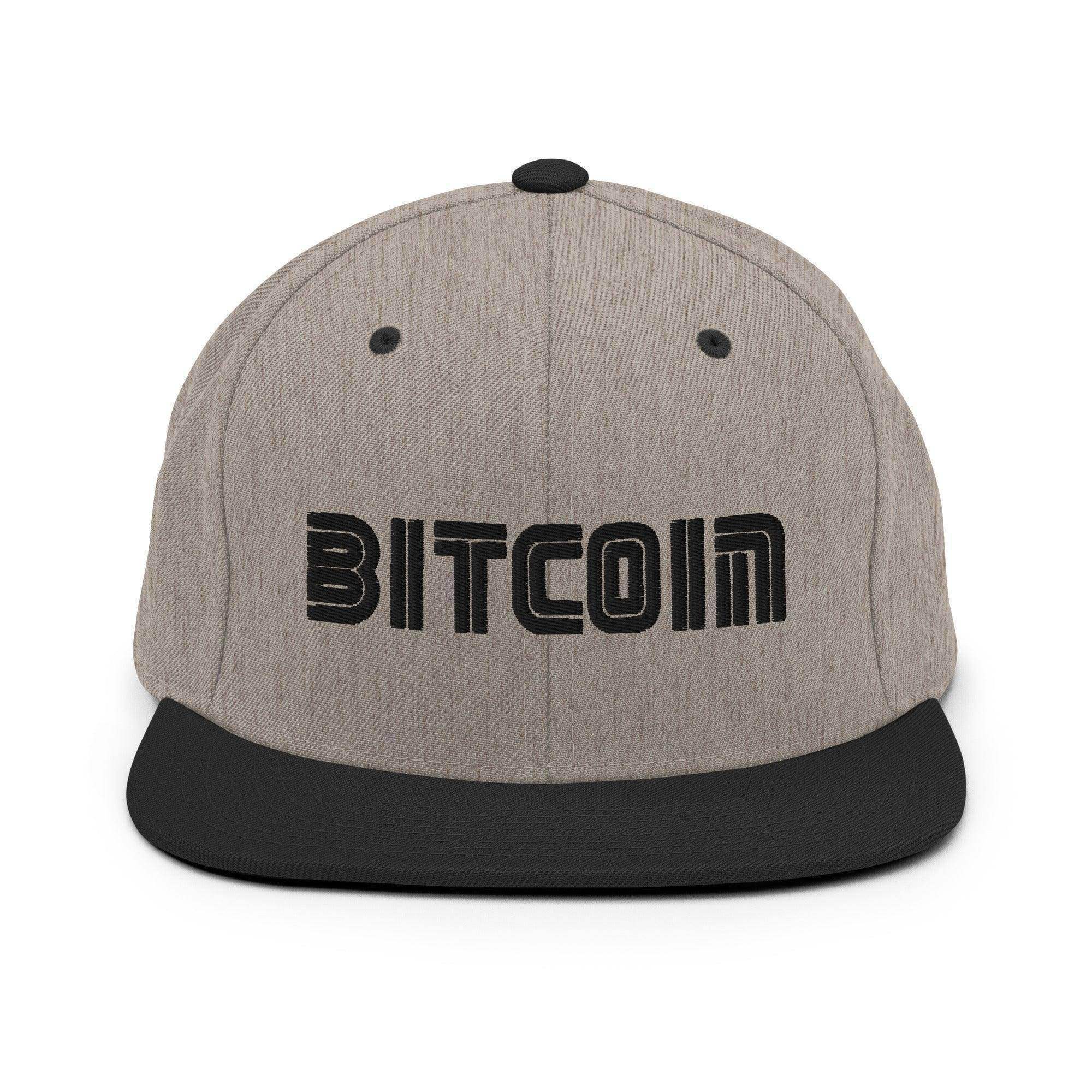 Bitcoin Cryptocurrency Snapback Hat - InvestmenTees