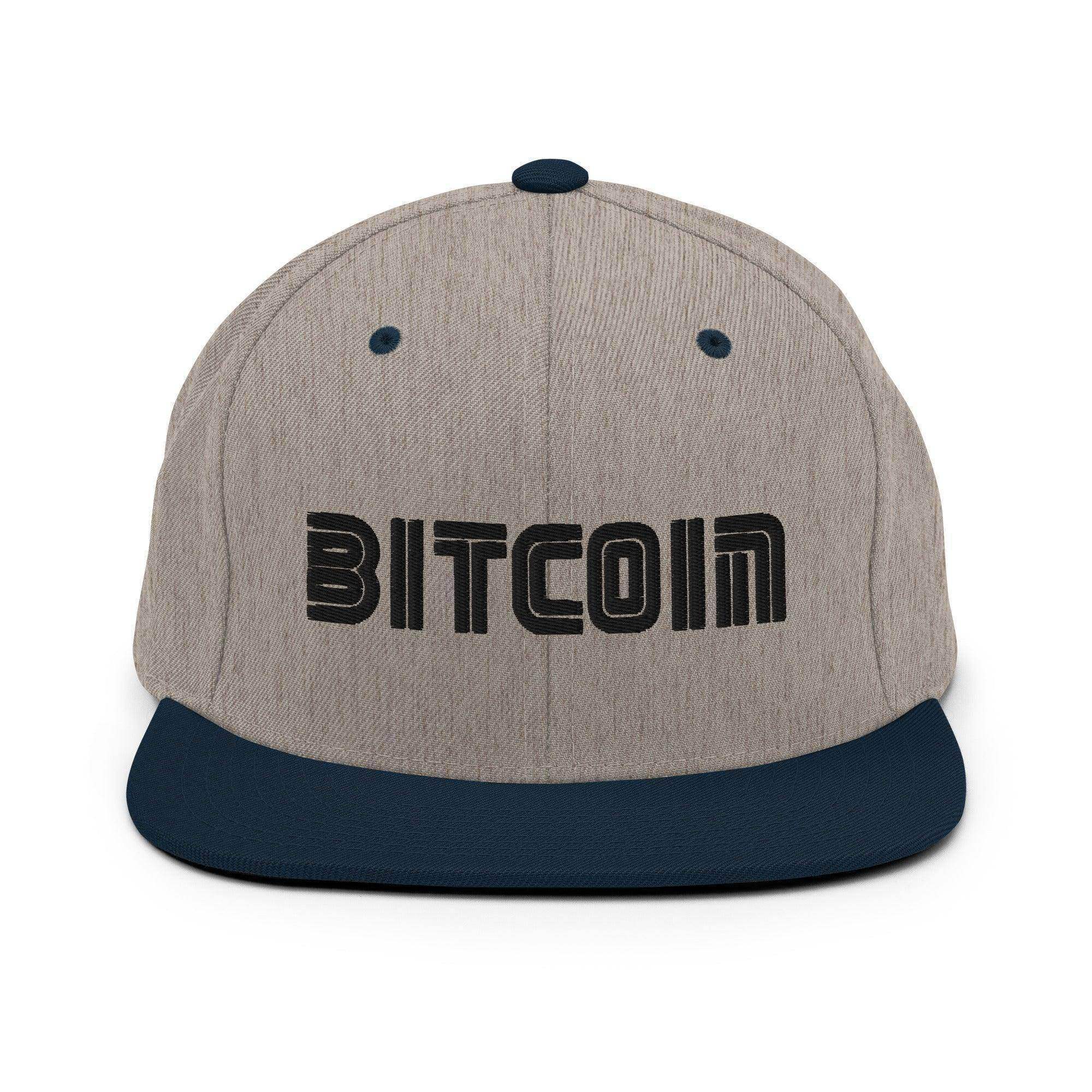 Bitcoin Cryptocurrency Snapback Hat - InvestmenTees