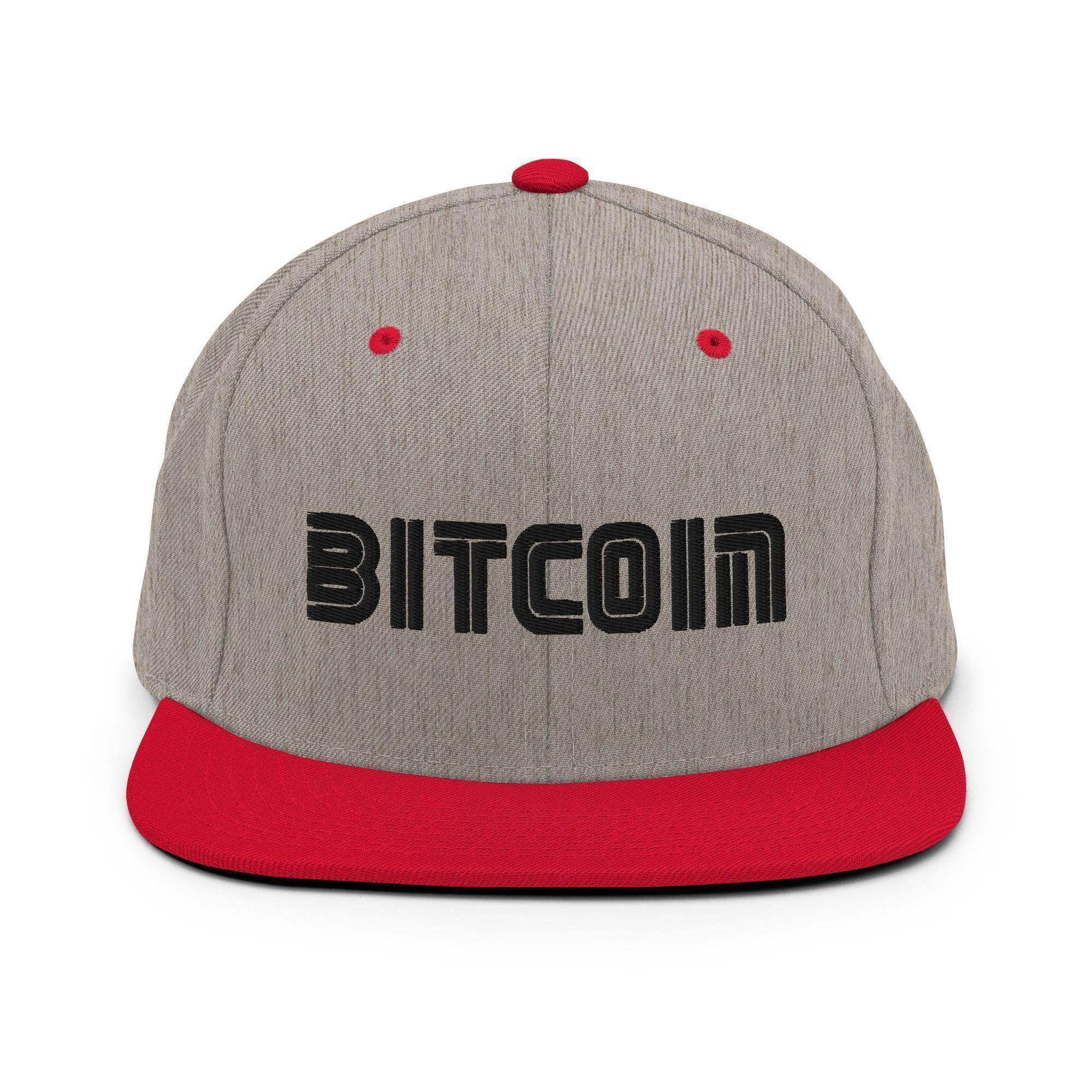 Bitcoin Cryptocurrency Snapback Hat - InvestmenTees